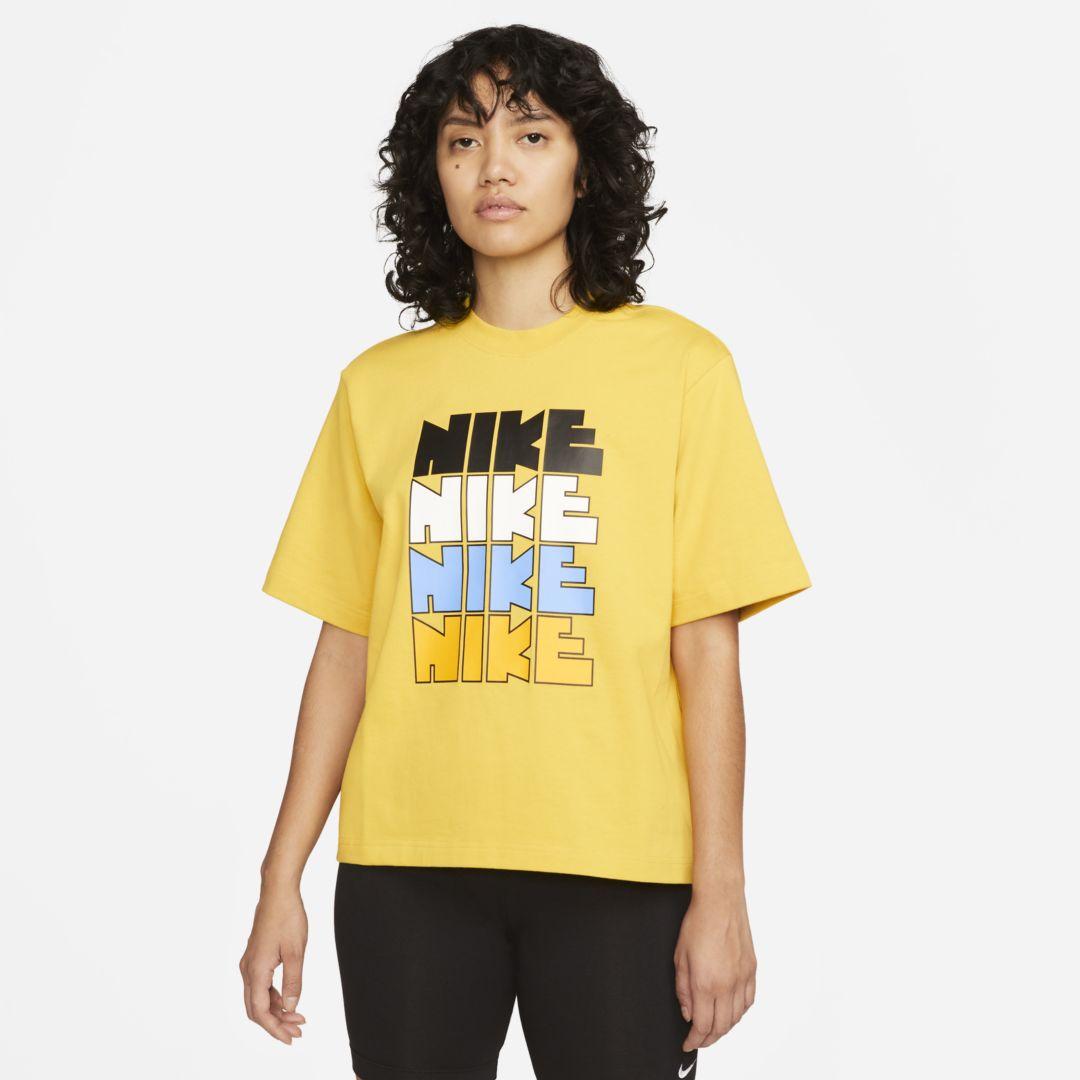 Nike Sportswear Circa 72 Boxy T-shirt in Yellow | Lyst