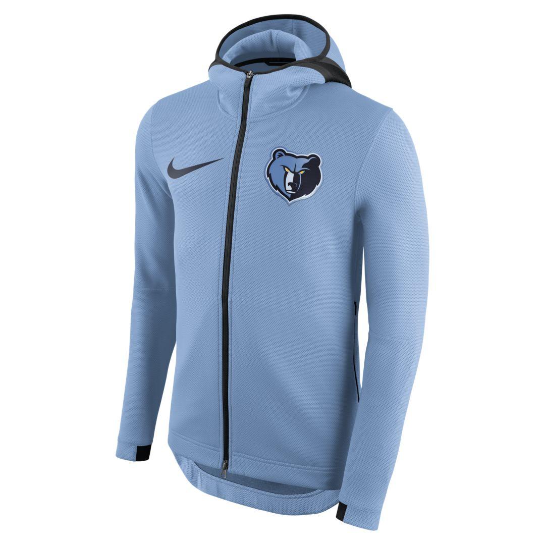 Nike Memphis Grizzlies Therma Flex Showtime Nba Hoodie in Blue for