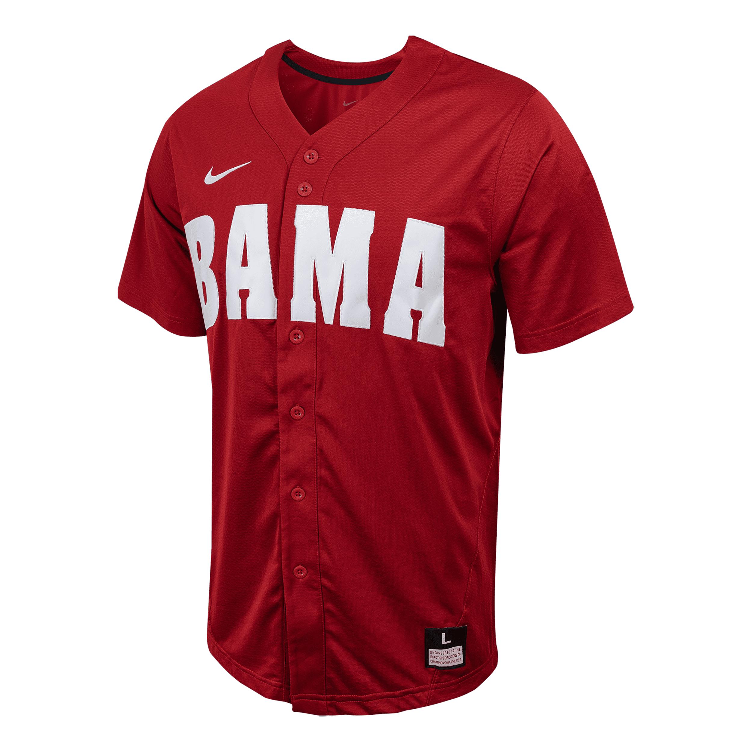 Nike Alabama College Full button Baseball Jersey In Red For Men Lyst nike-alabama-college-full-button-baseball-jersey-in-red-for-men-lyst