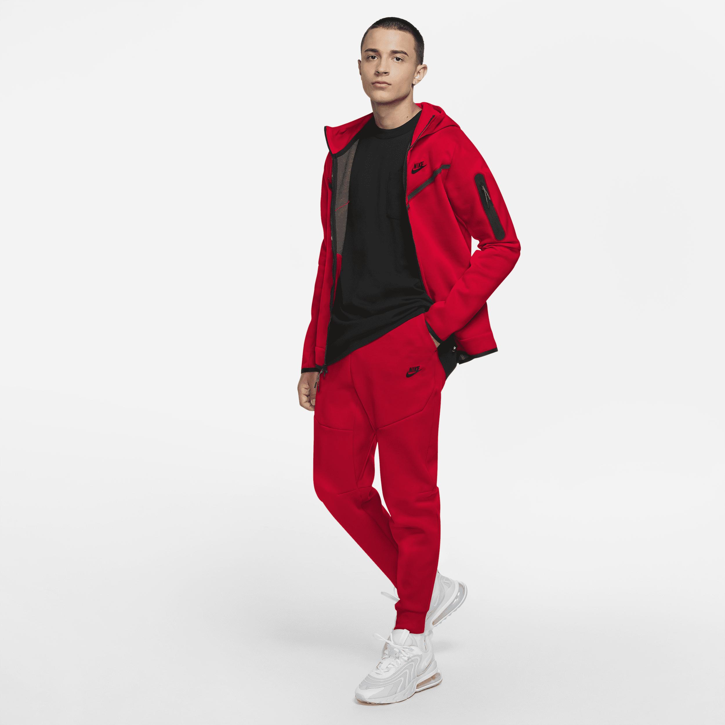 Pantaloni jogger sportswear tech fleece da Uomo di Nike in Rosso | Lyst
