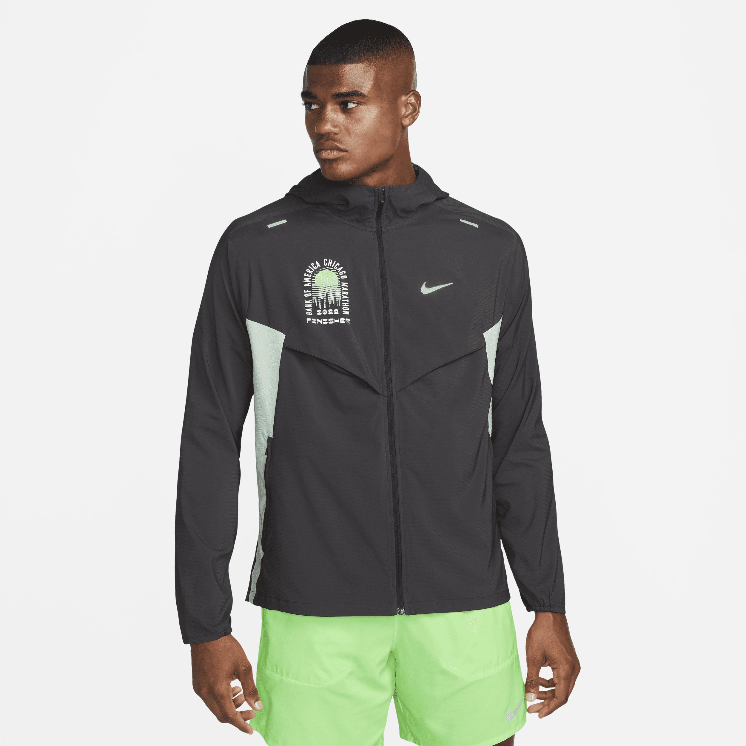 Nike Repel Uv Windrunner Running Jacket In Black, for Men | Lyst