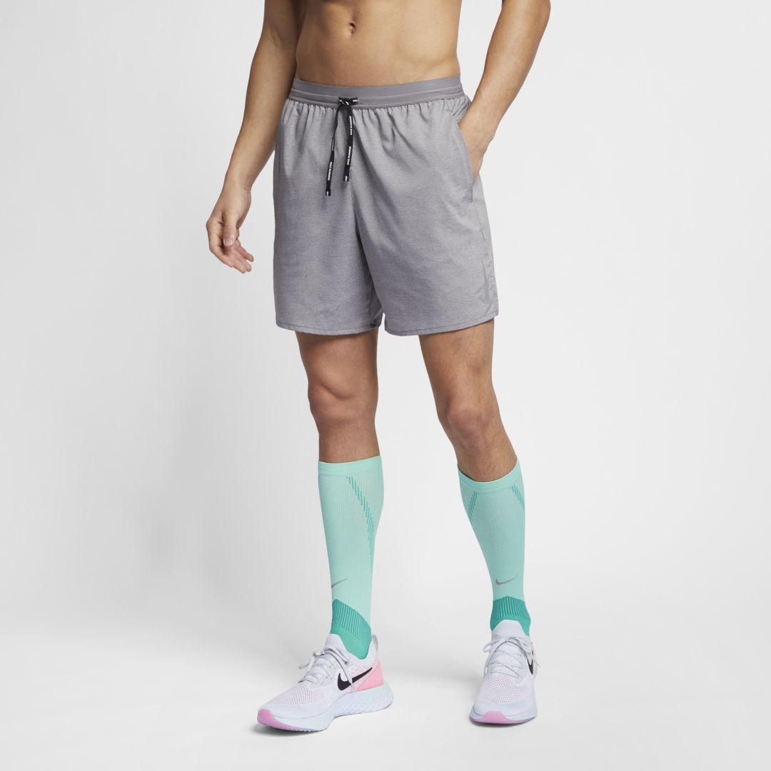 grey nike flex stride shorts