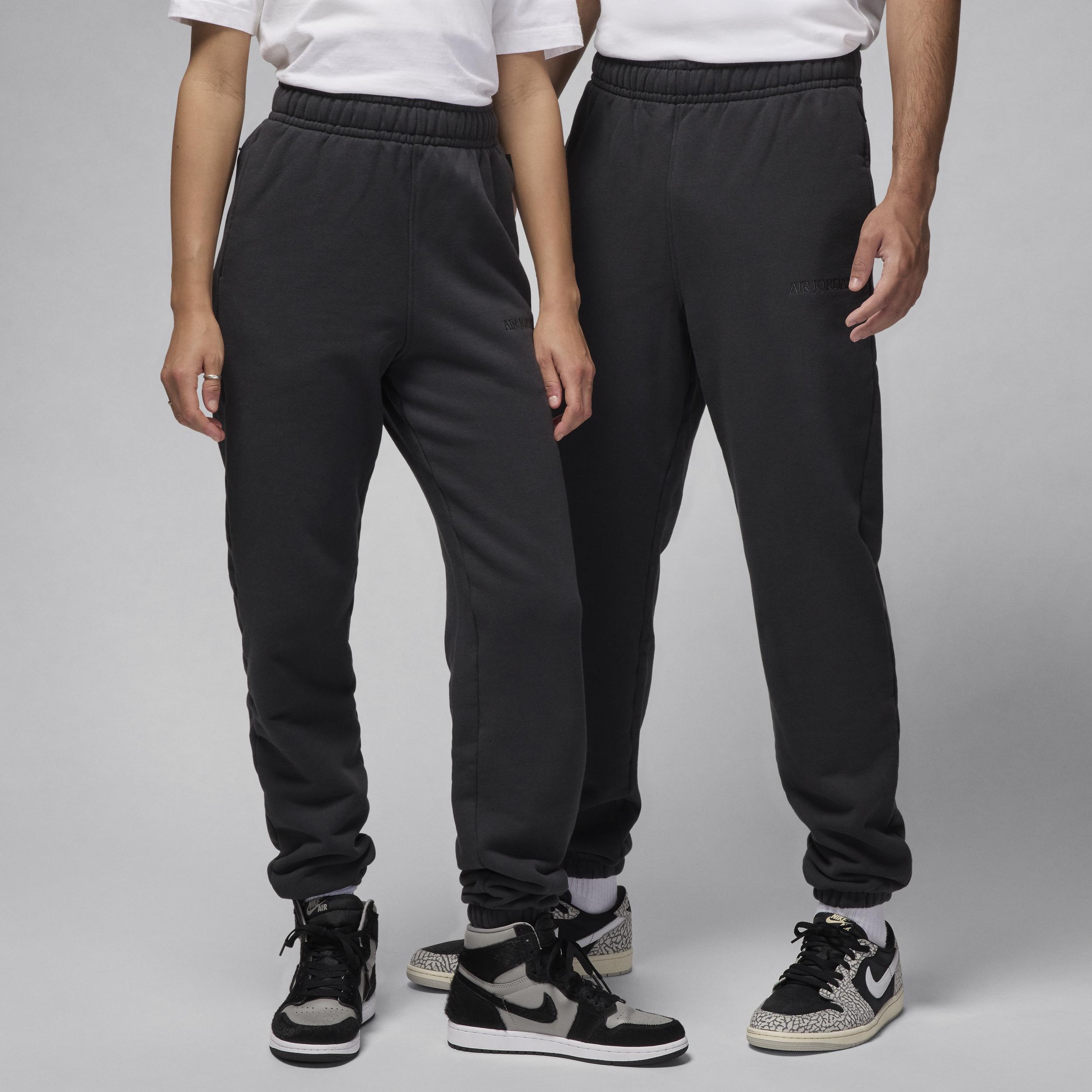 Nike Air Wordmark Fleece Pants in Black for Men Lyst UK