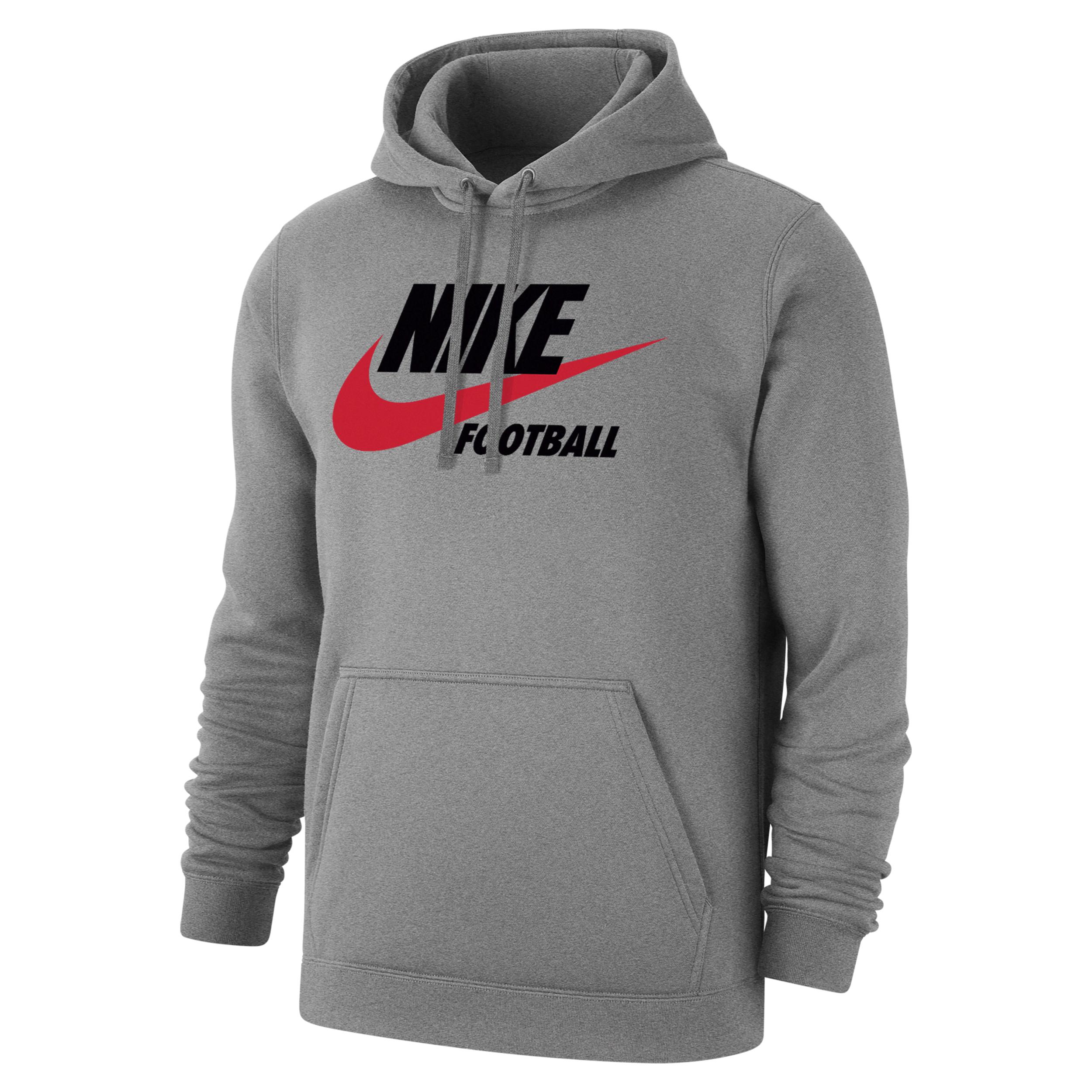 Nike Swoosh Hoodie In Grey, in Gray for Men | Lyst