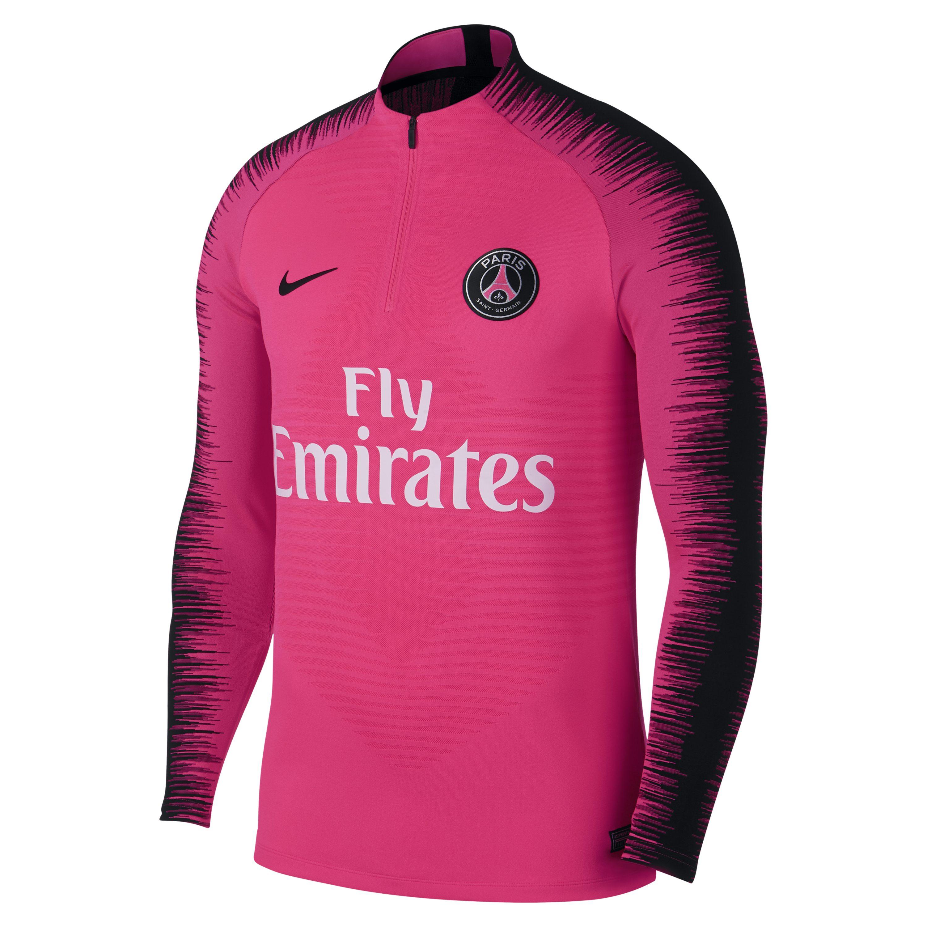 Nike Paris Saint-germain Vaporknit Strike Drill Long-sleeve Football Top in  Pink for Men | Lyst UK