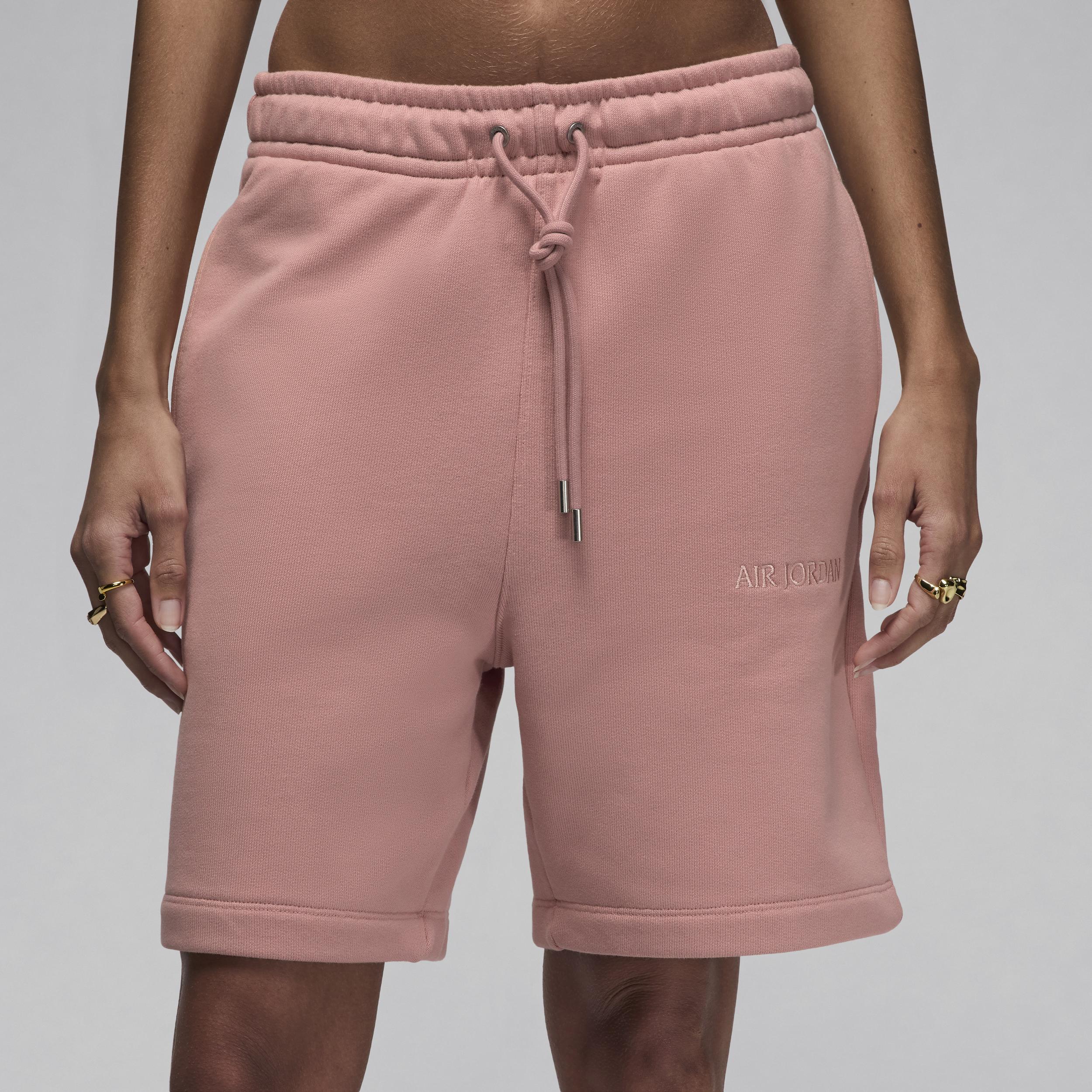 Mens pink fleece shorts best sale