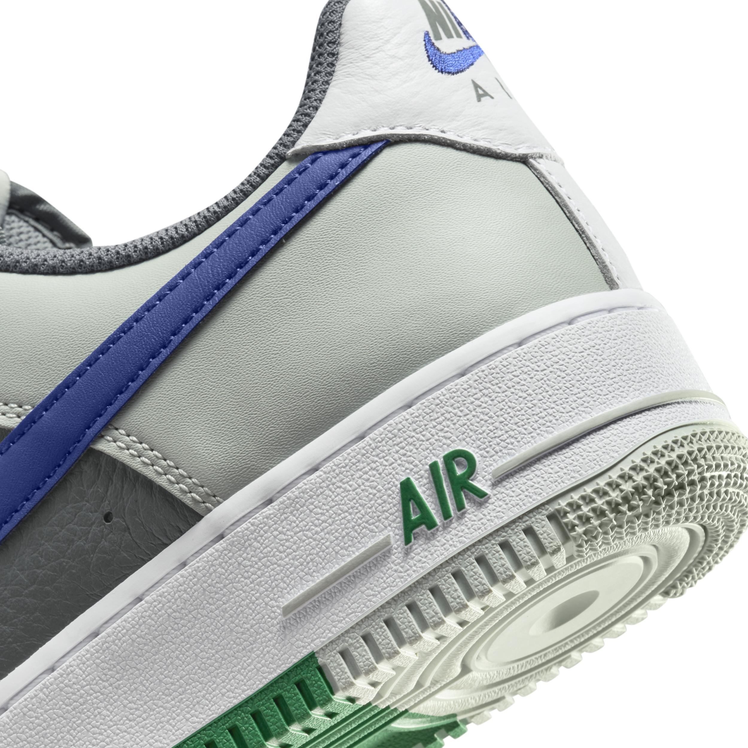 Men's Nike Air Force 1 '07 LV8 Shoes 9.5 Sail/Smoke Grey