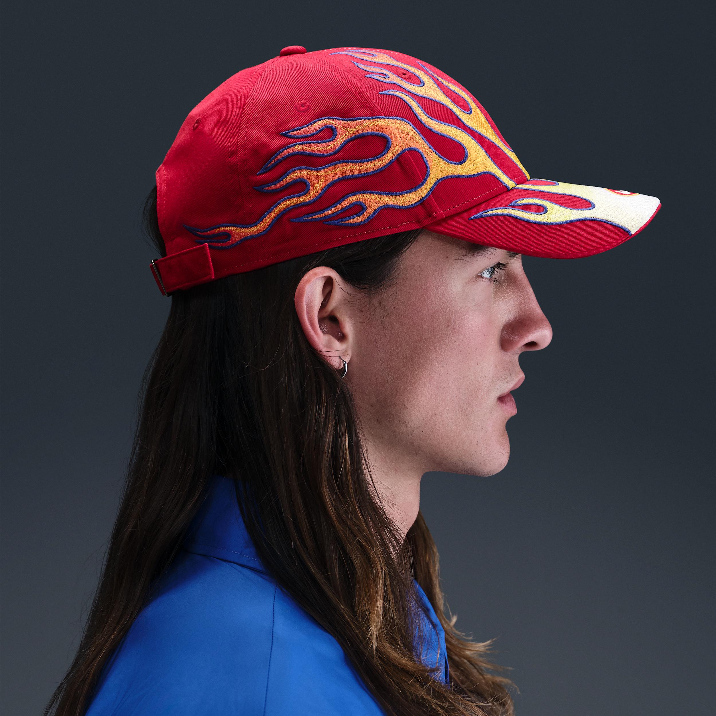 Nike Club Cap Structured Og Flame Cap in Blue | Lyst