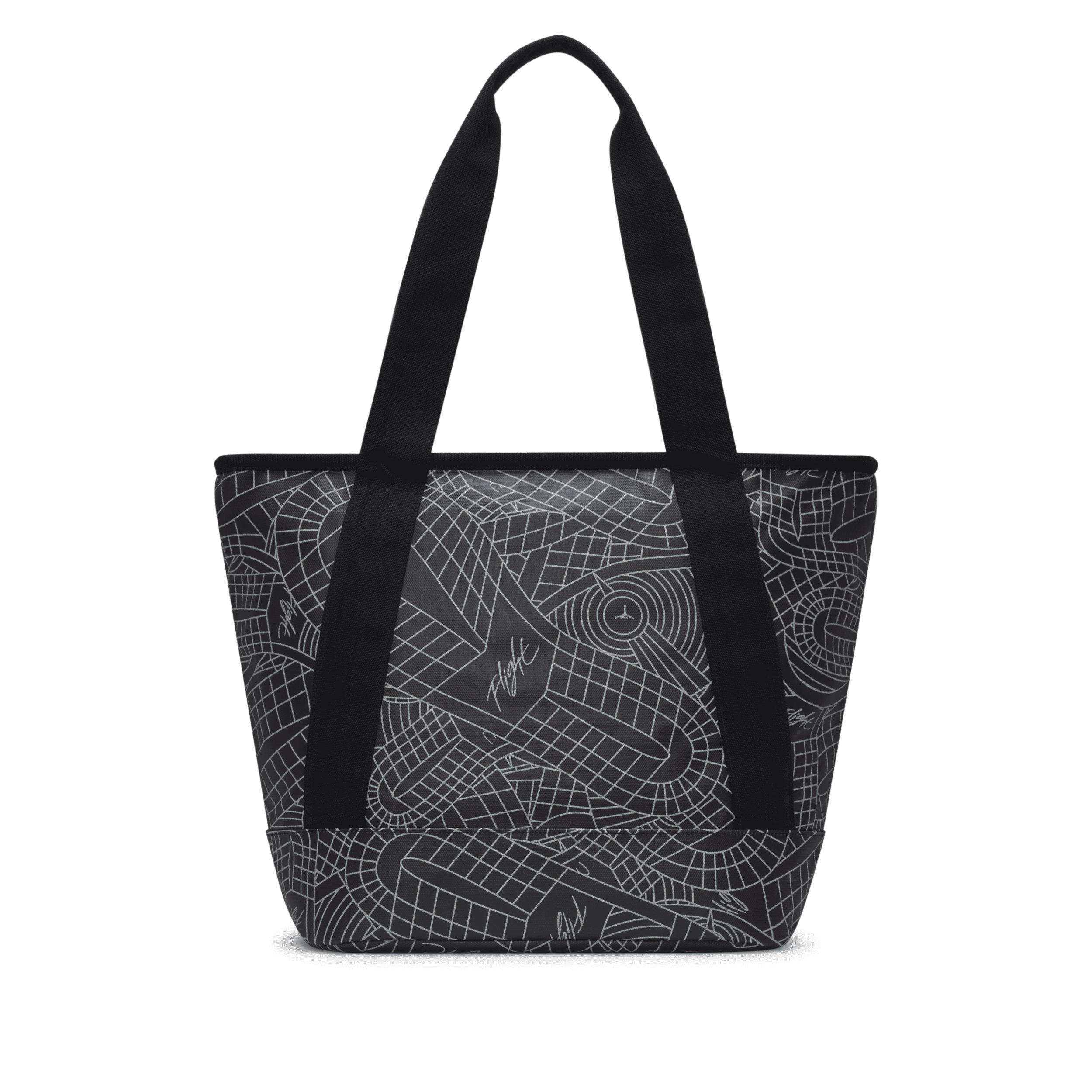 Nike Jordan Flight Printed Carryall Tote Bag (33l), in Black | Lyst
