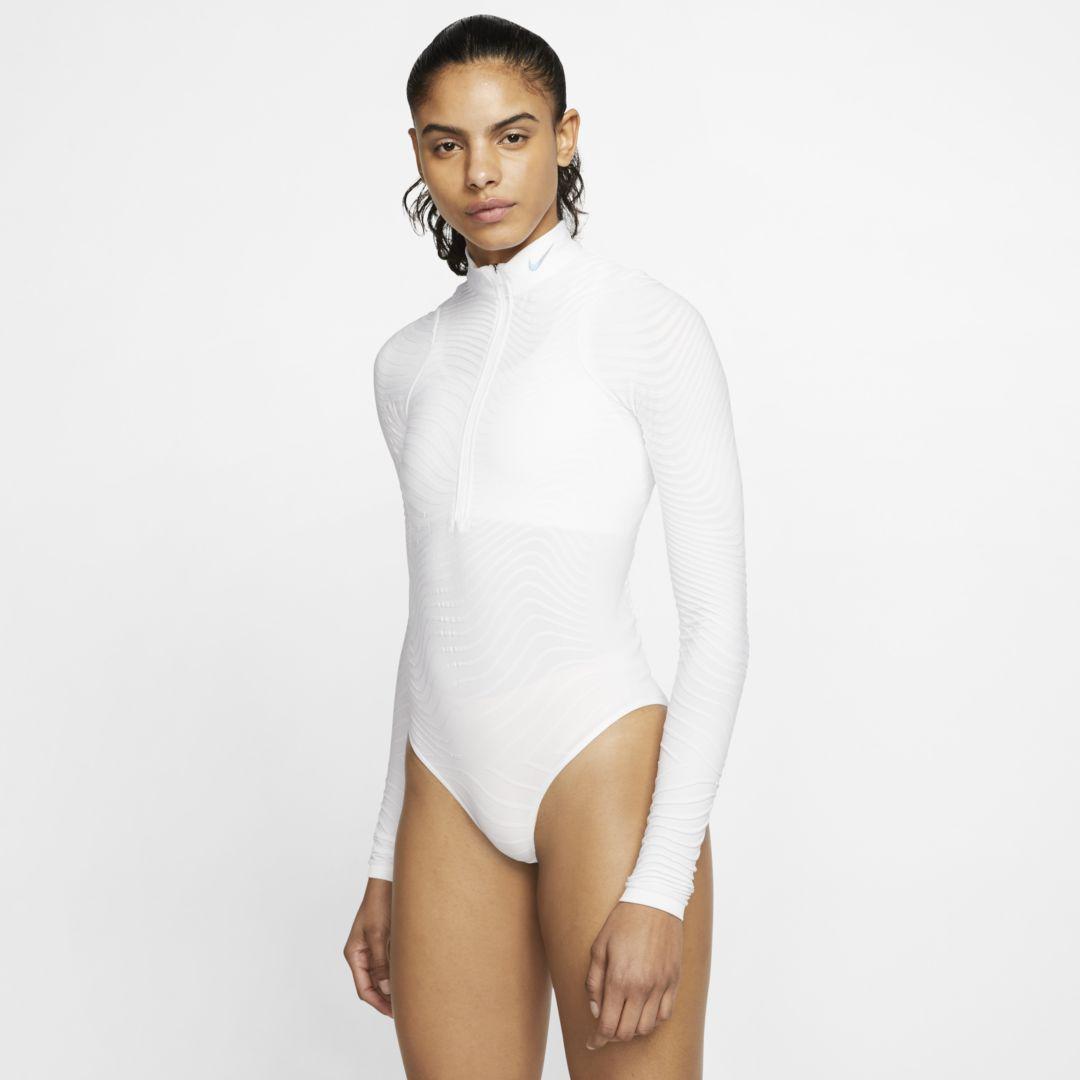 specificatie Soepel doolhof Nike City Ready Seamless Long-sleeve Training Bodysuit (white) - Clearance  Sale | Lyst