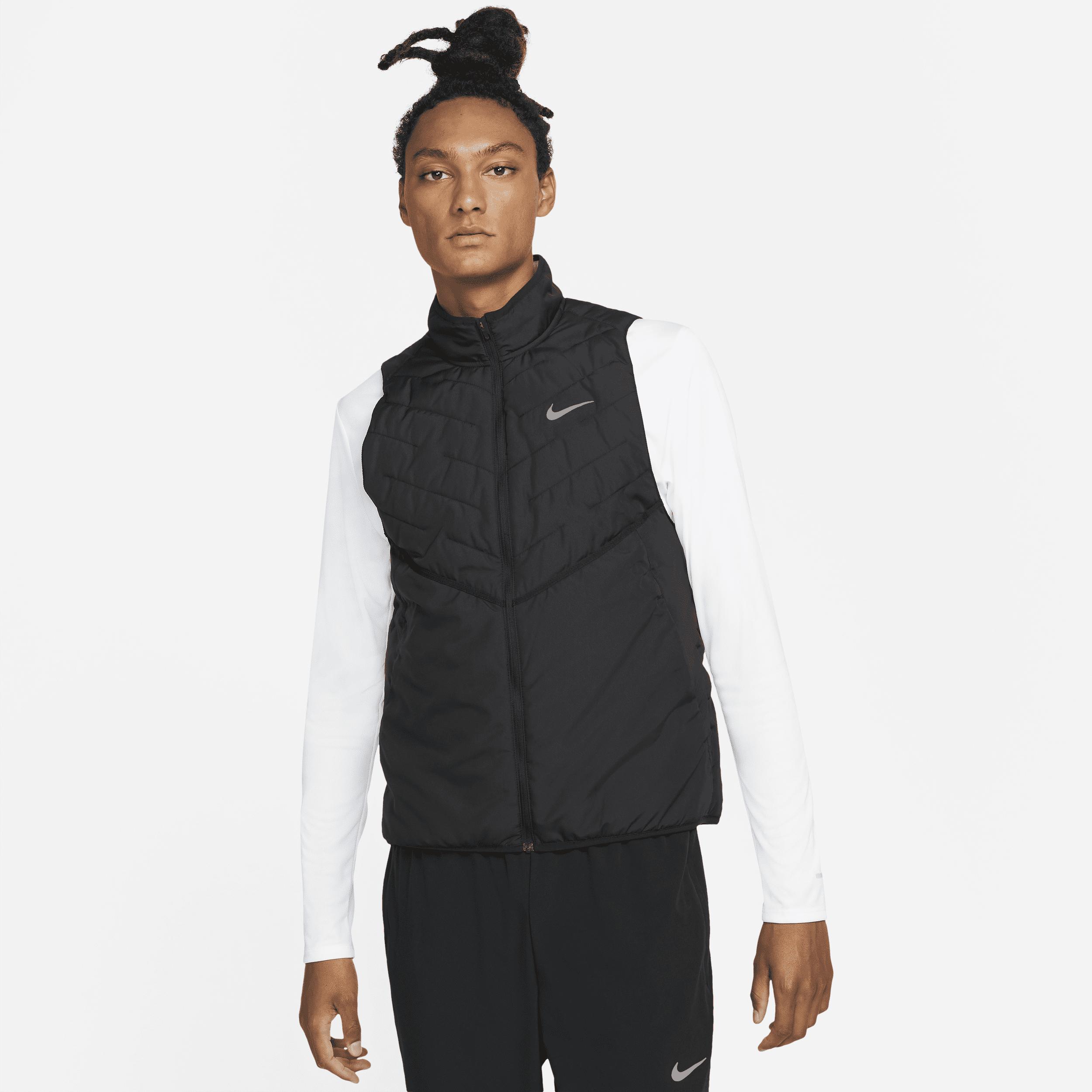 Nike Therma-fit Repel Synthetic-fill Running Vest in Black for Men | Lyst