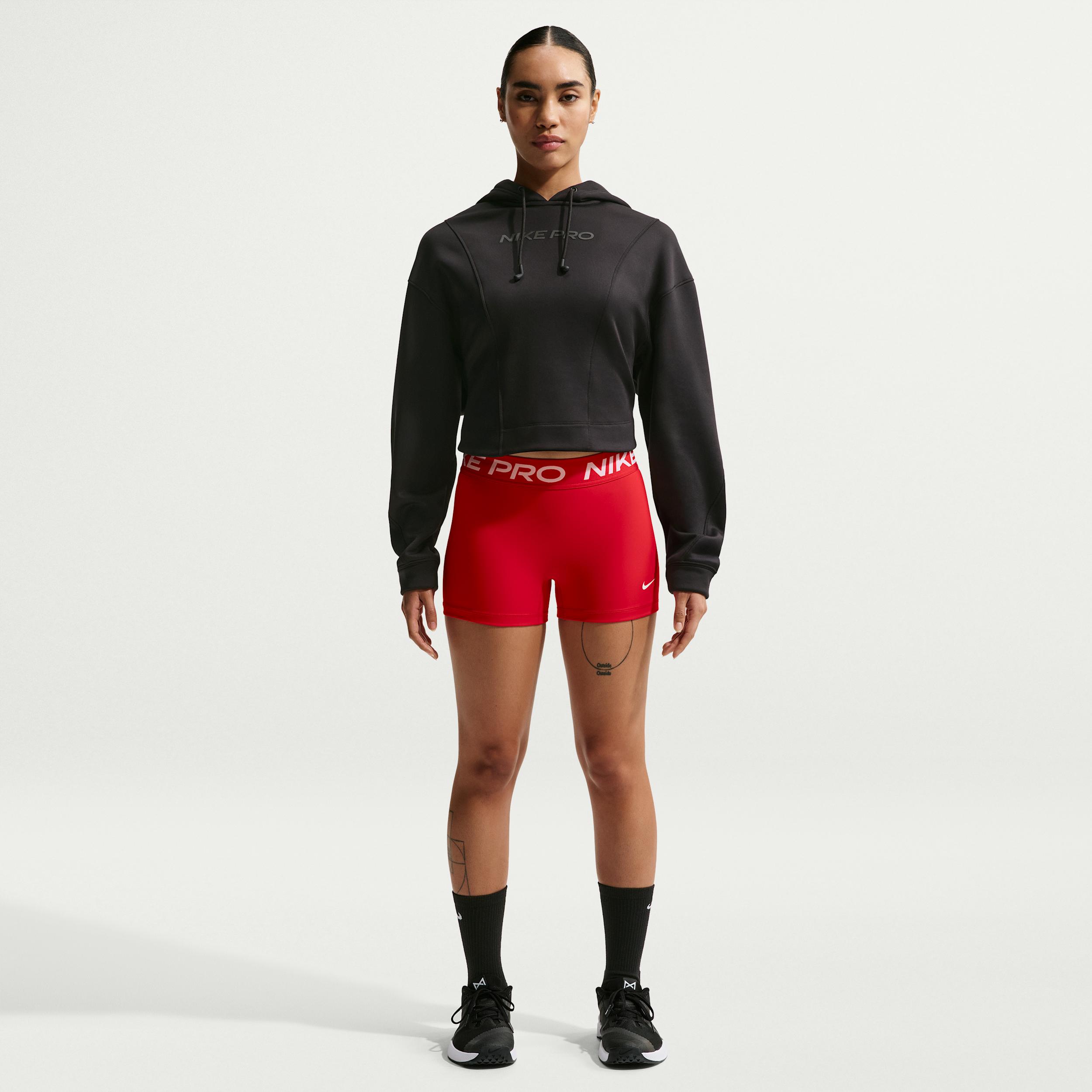 red biker shorts nike