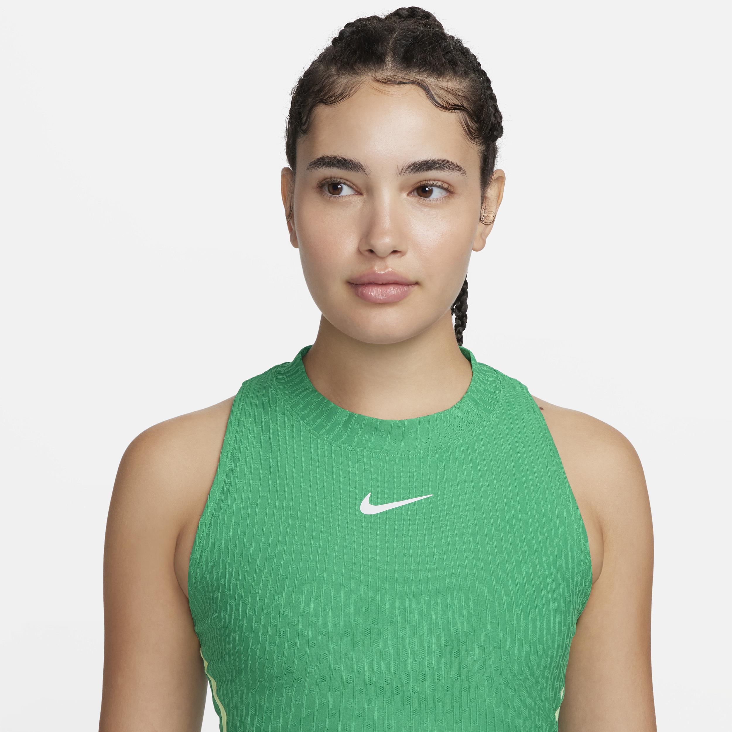 Nike Green Tennis Dress Nike Court Slam Dri-fit Tennis Dress In