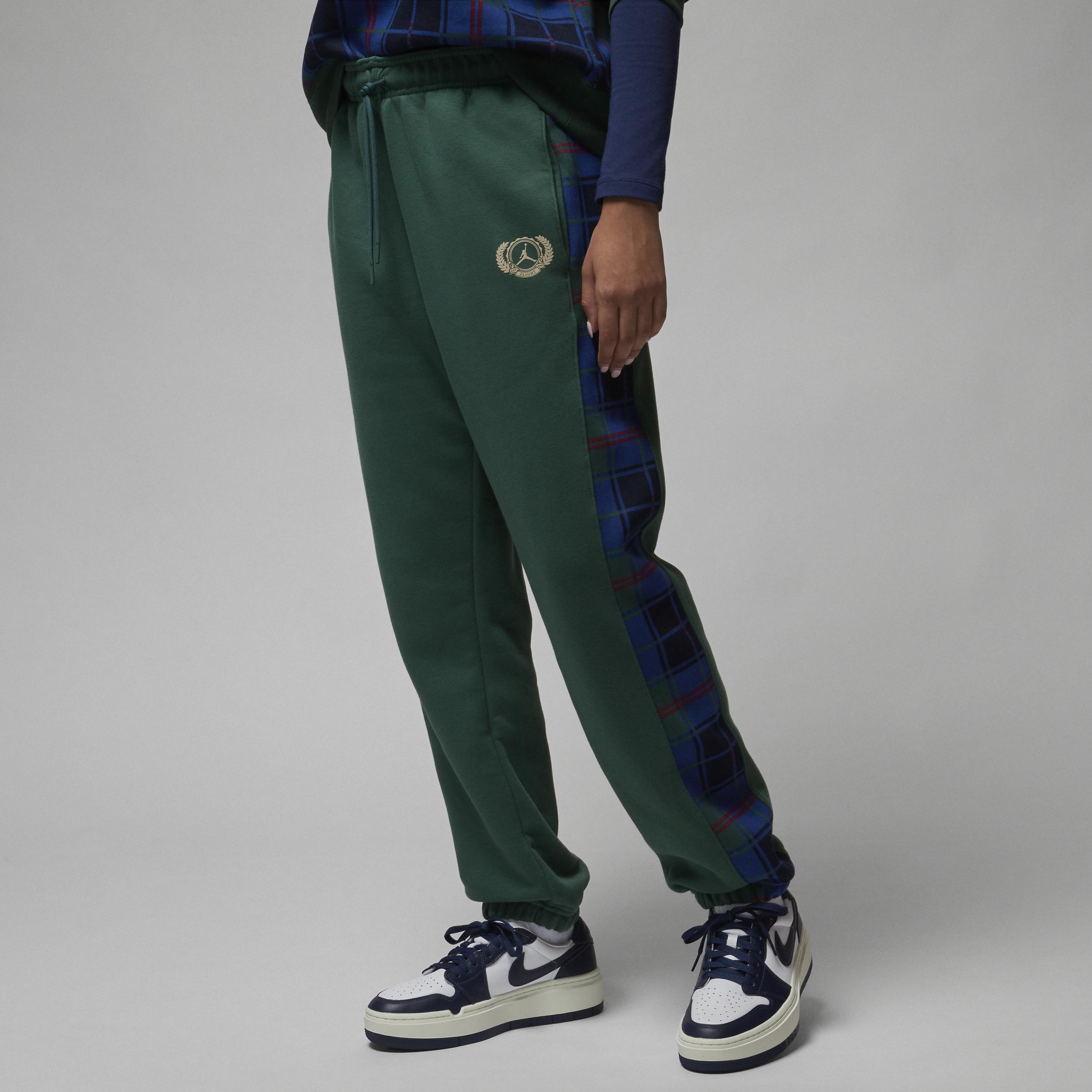 Nike Jordan Brooklyn Fleece Pants In Green, Lyst