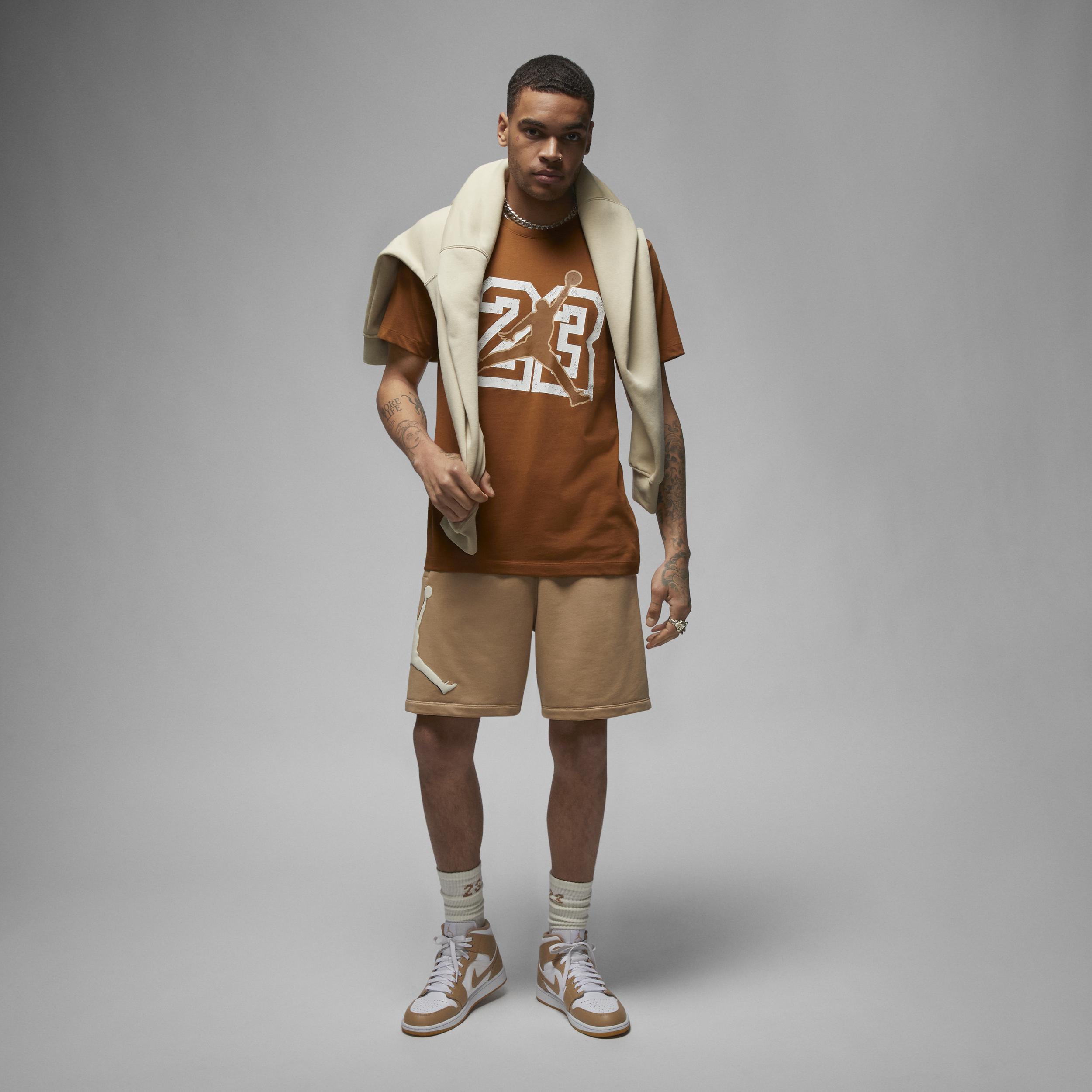 Nike Jordan Flight Essentials T-shirt in Brown for Men | Lyst