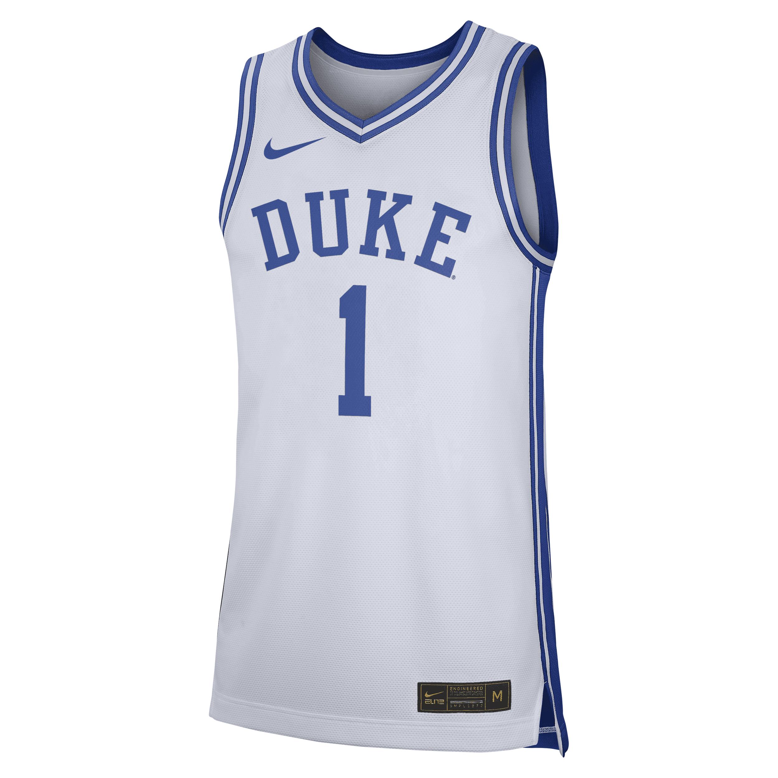 Nike College Replica (duke) Home Jersey In White, in Blue for Men | Lyst