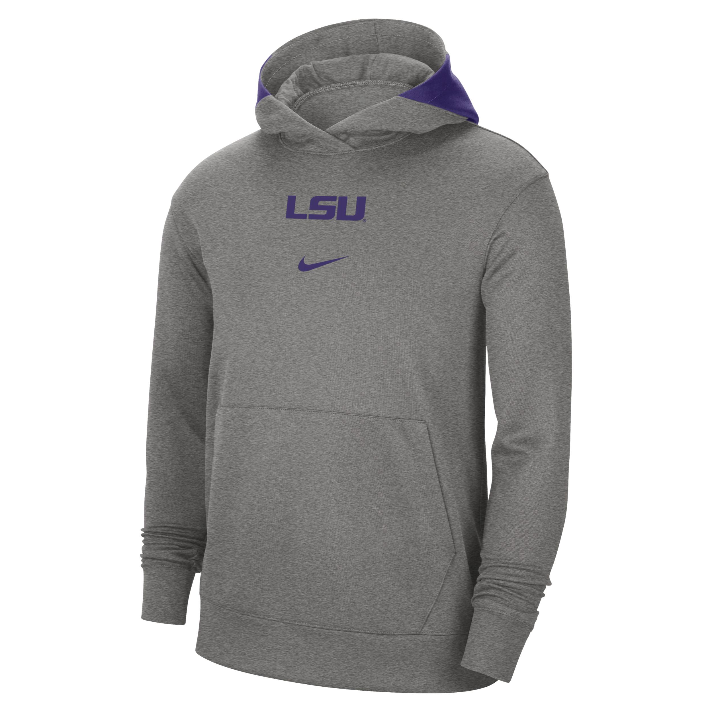 Nike College Drifit Spotlight (lsu) Hoodie In Grey, in Gray for Men Lyst
