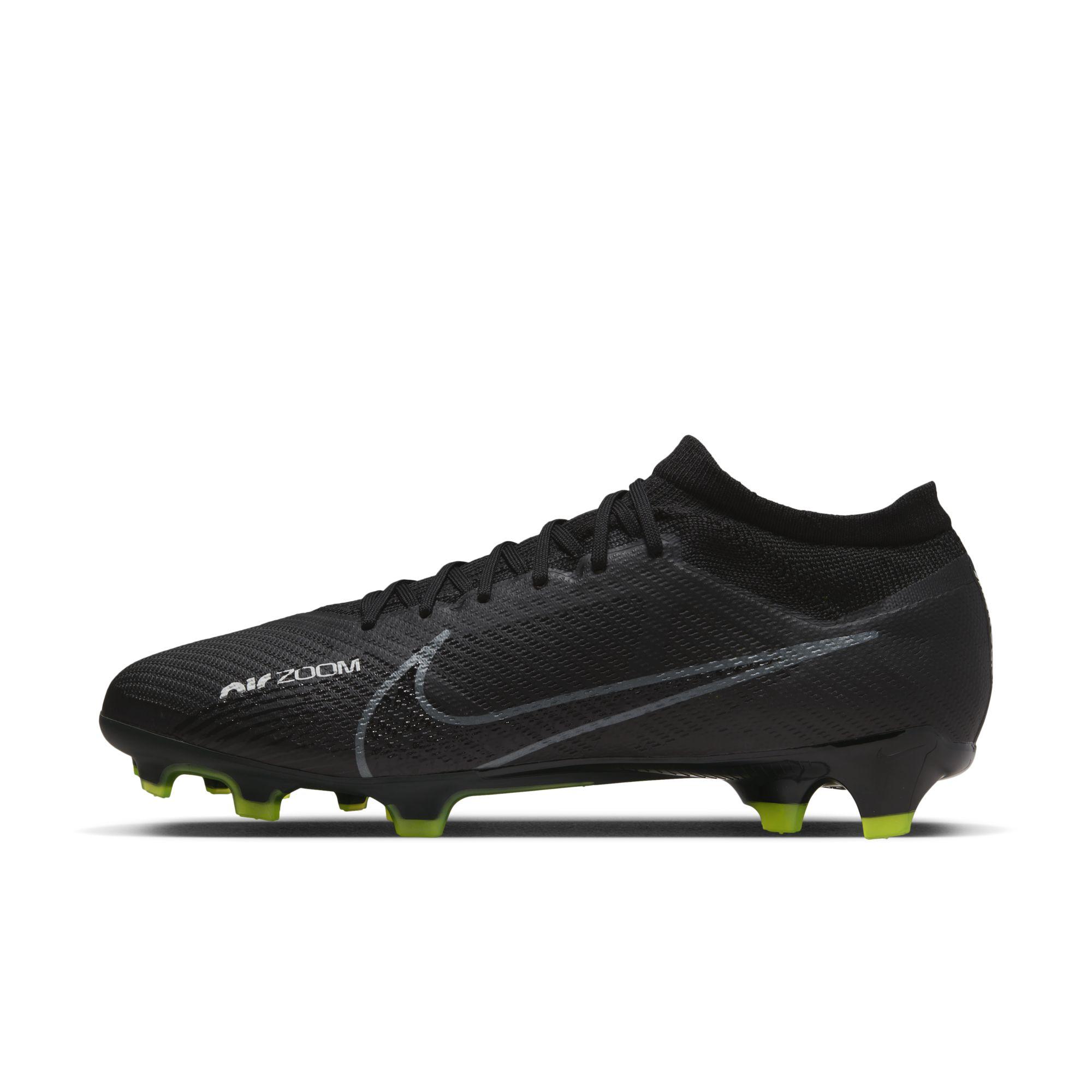 Nike Zoom Mercurial Vapor 15 Elite SE FG - Black & Black - SoccerPro