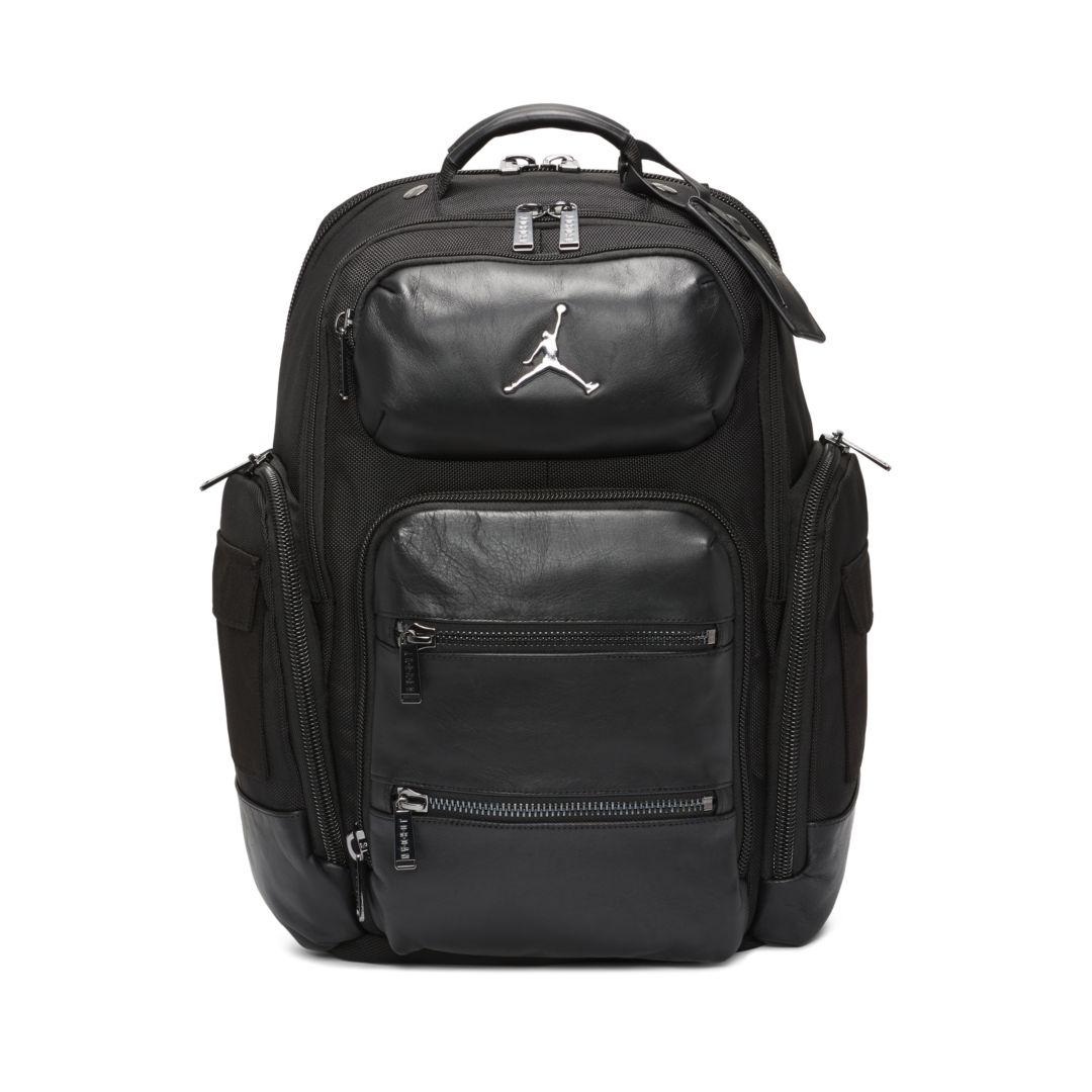 Nike Leather Jordan Backpack (large) in Black for Men | Lyst
