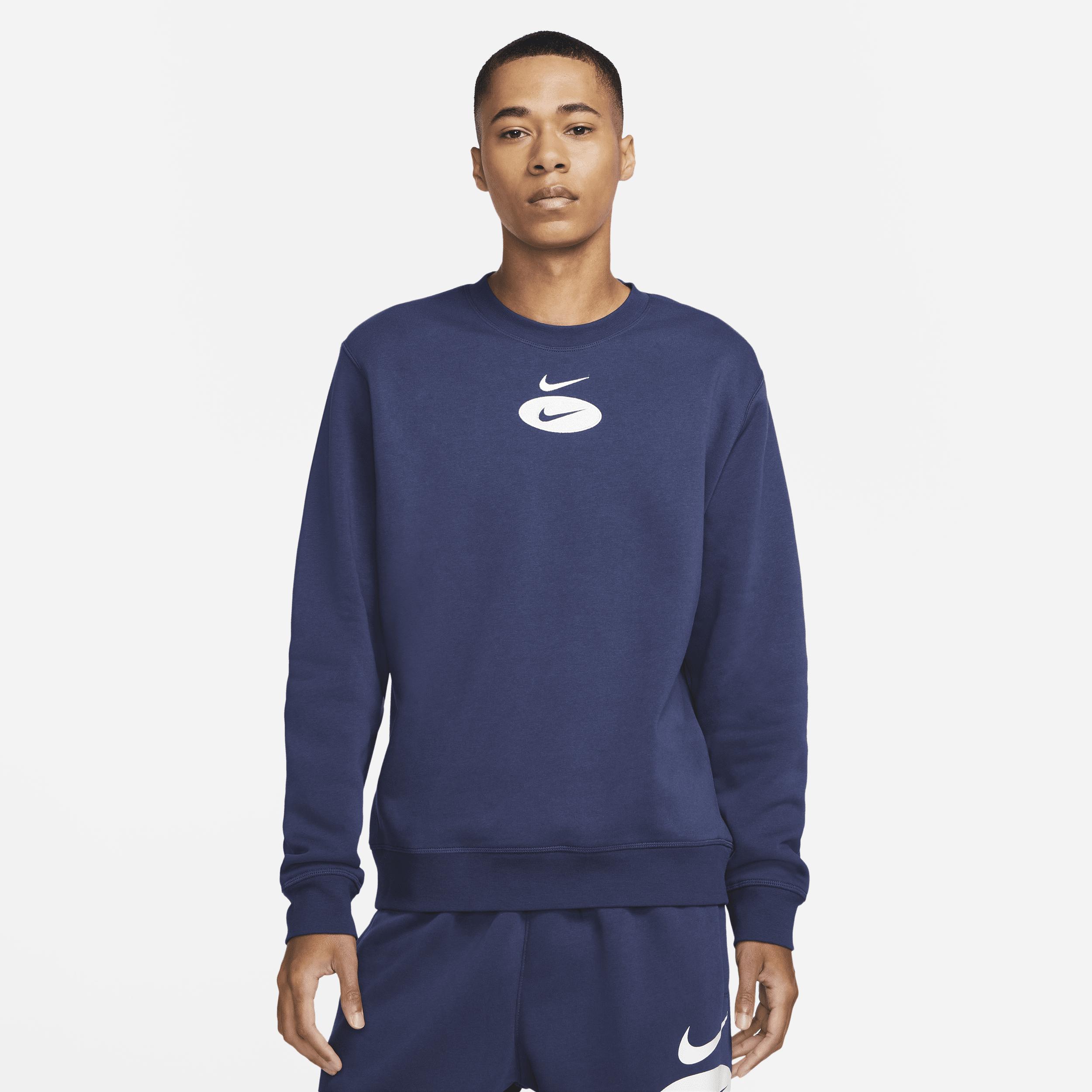 Nike Sportswear Swoosh League Fleece Crew In Blue, for Men | Lyst