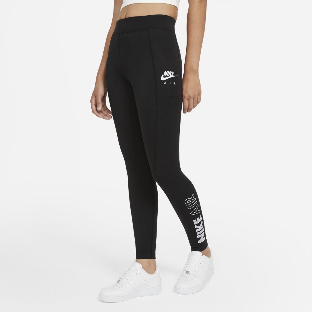 Nike Air High-waisted Leggings in Black 