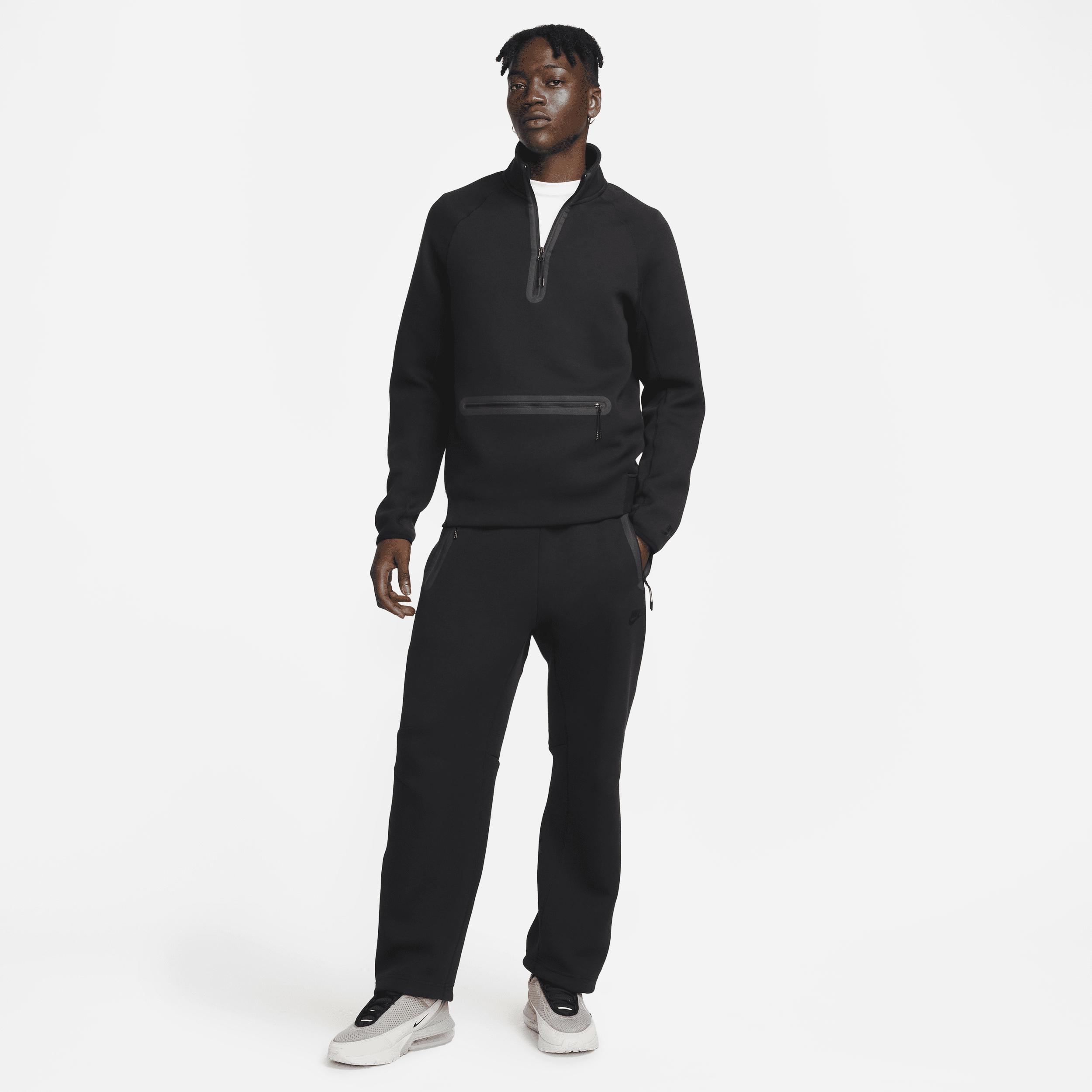 Nike Sportswear Tech Fleece Open-hem Tracksuit Bottoms 50% Sustainable  Blends in Black for Men | Lyst