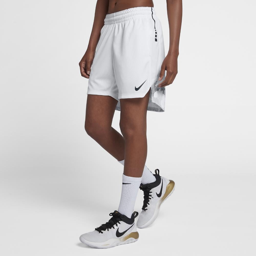 Footpad spiselige Forfærde Nike Elite Women's Knit Basketball Shorts in White | Lyst