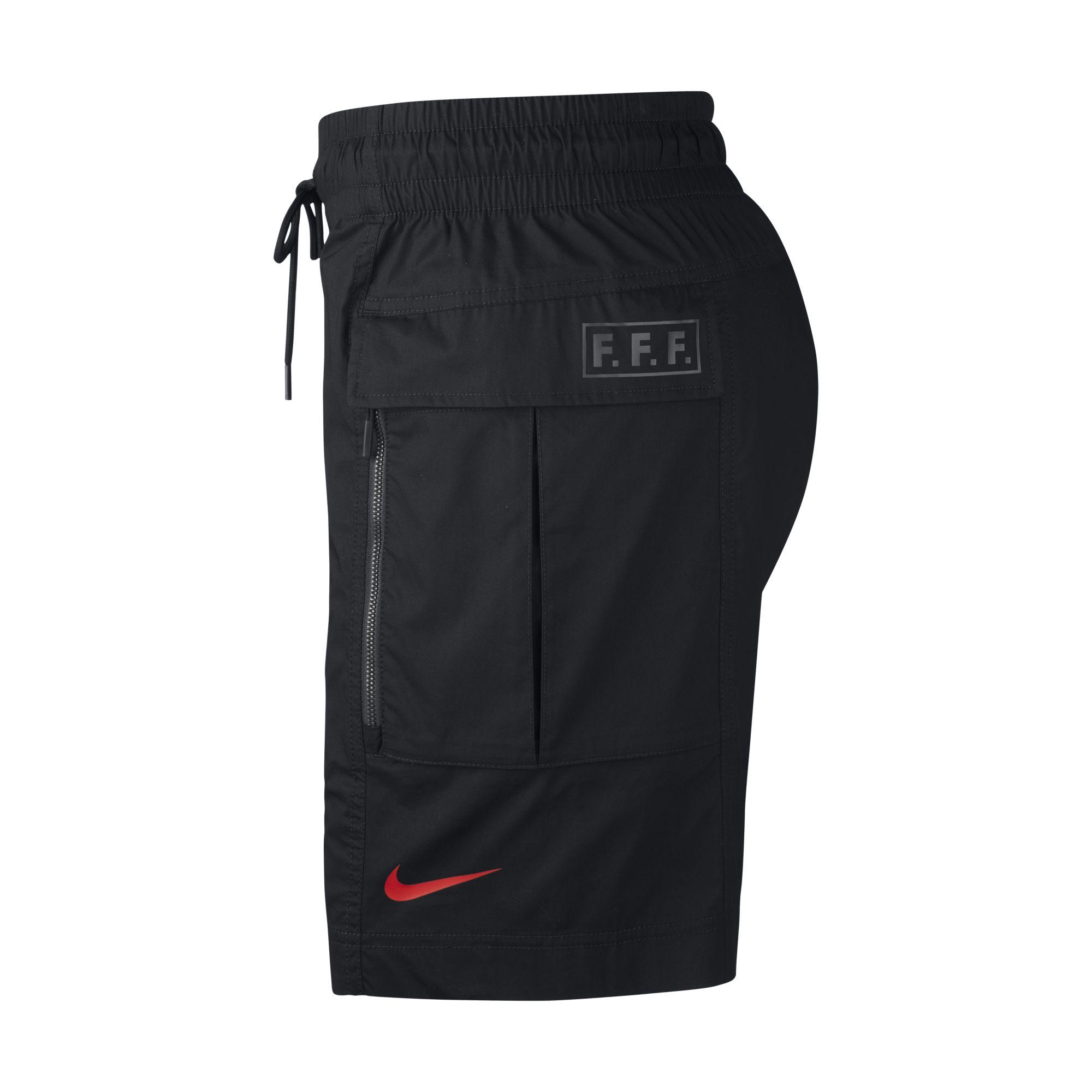 Nike Fff Cargo Shorts Black for Men | Lyst UK