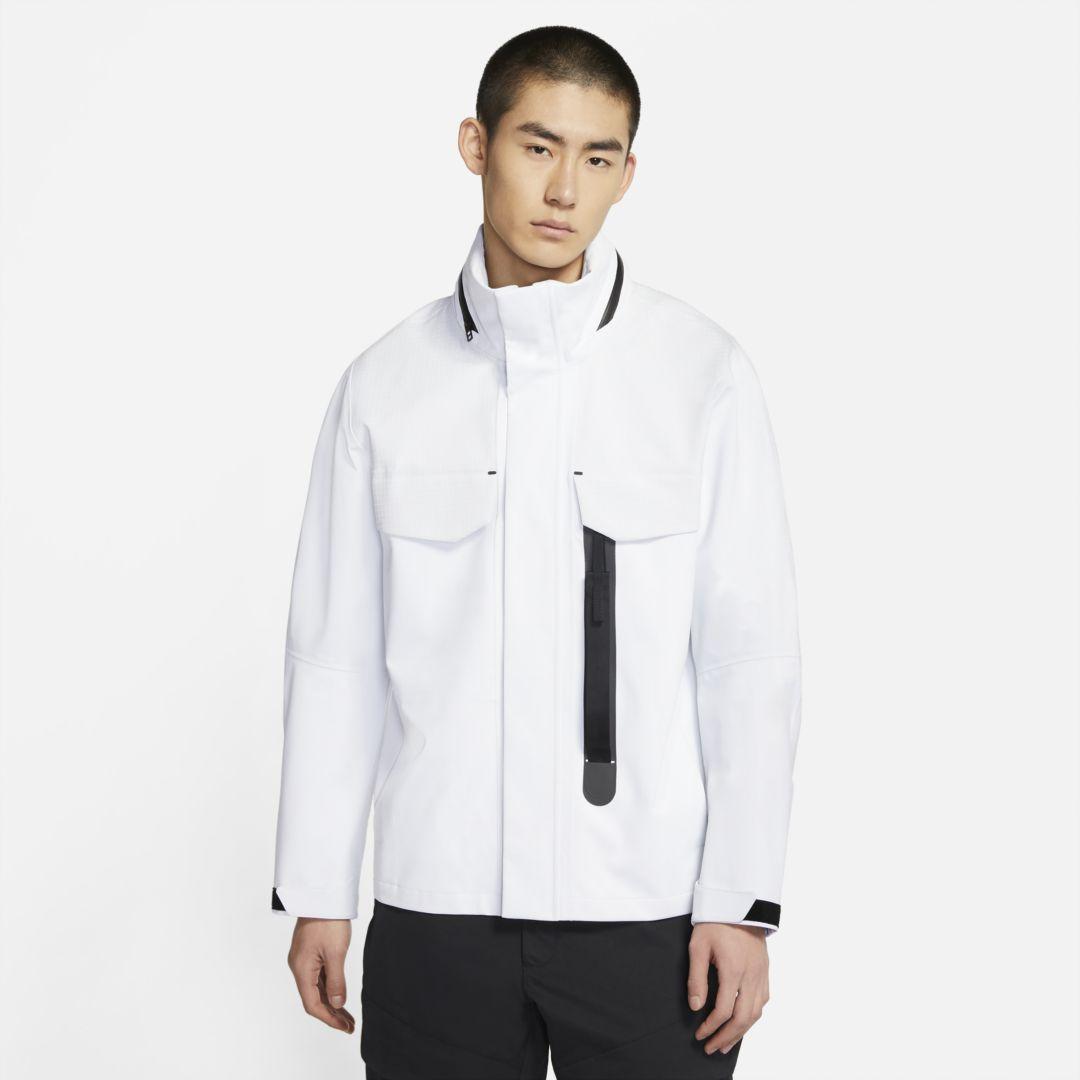 Nike Synthetic Sportswear Tech Pack M65 Jacket In White Black Black White For Men Lyst