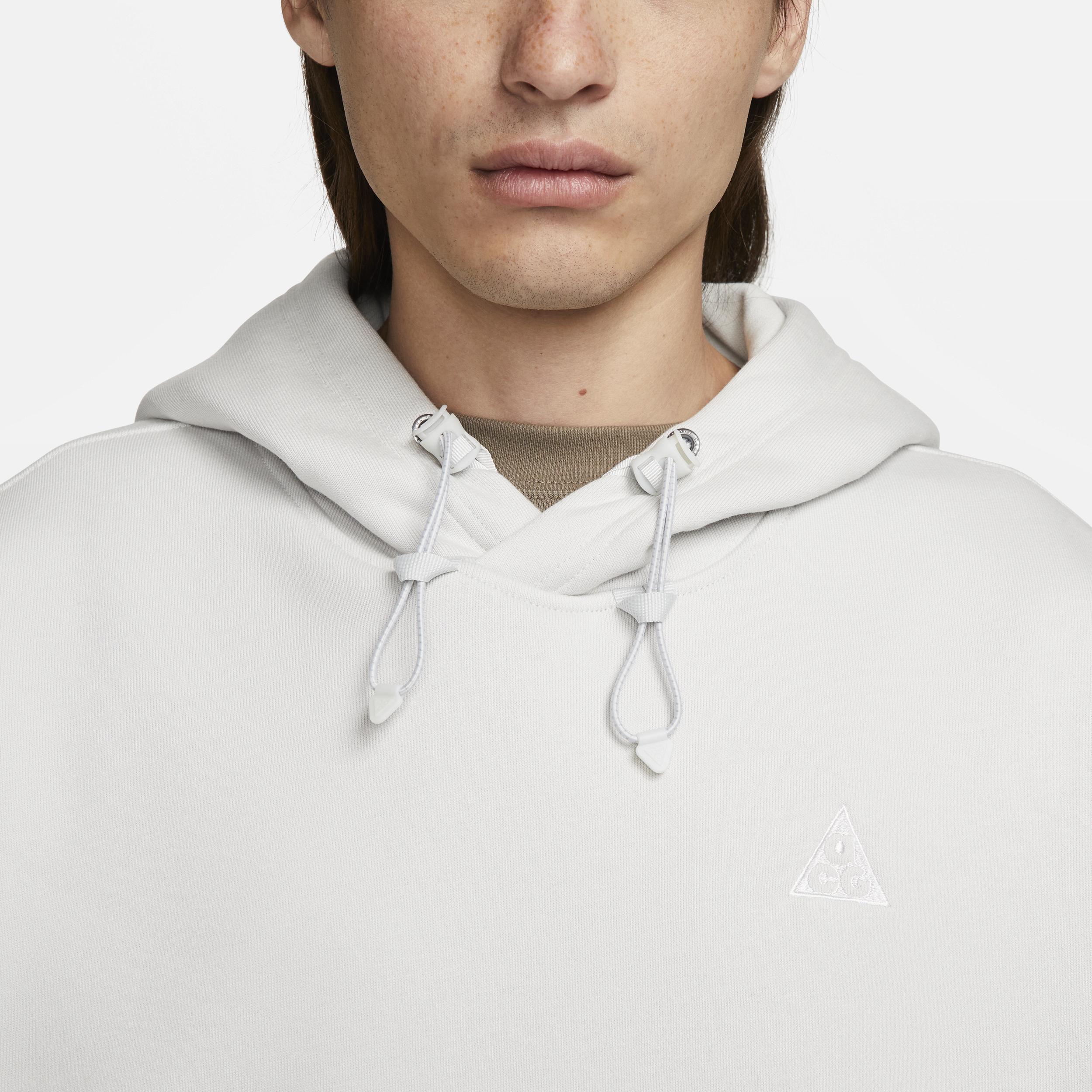 Nike Acg Therma-fit Fleece Pullover Hoodie in Grey | Lyst UK