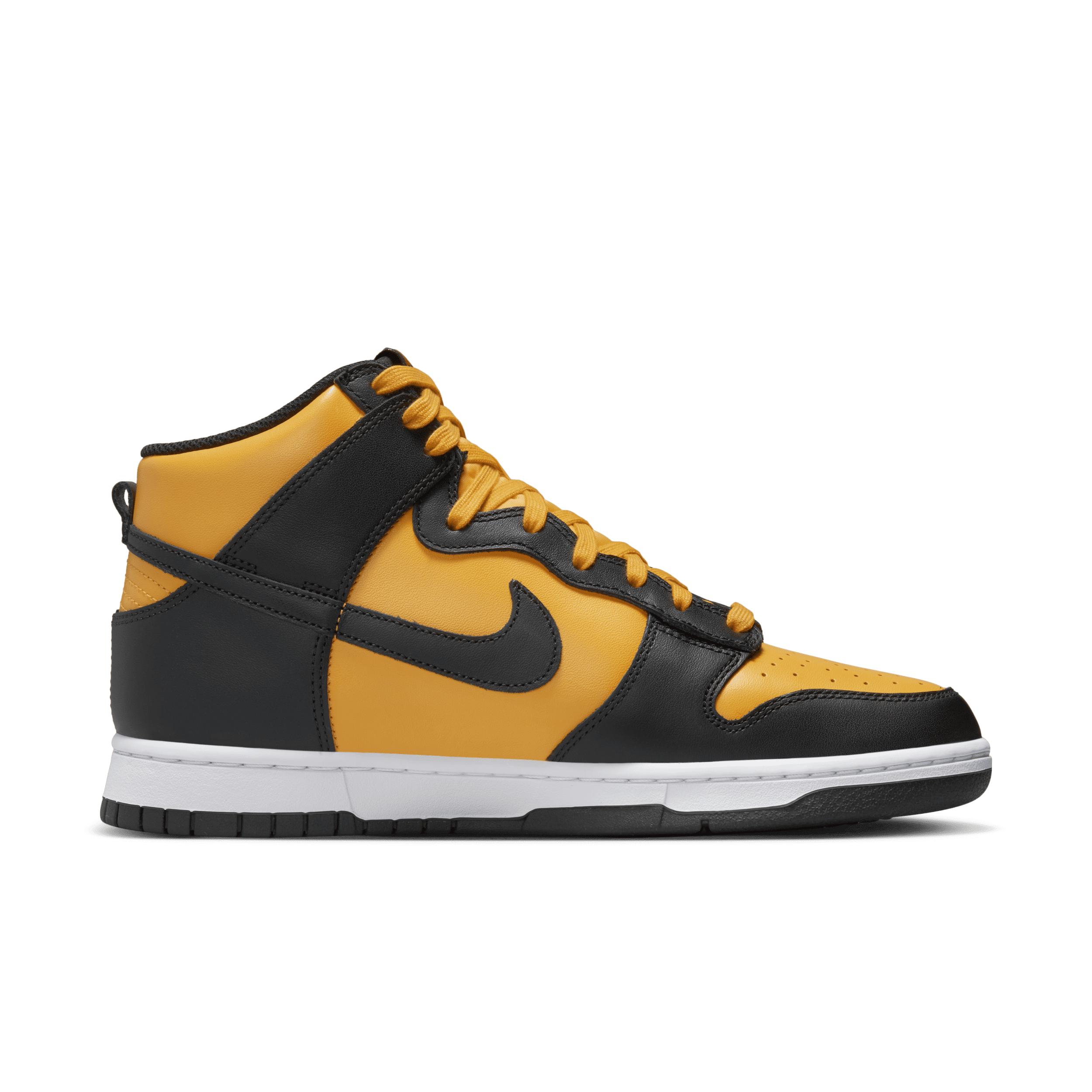 Nike Dunk High Retro Shoes In Yellow in Black for Men Lyst UK