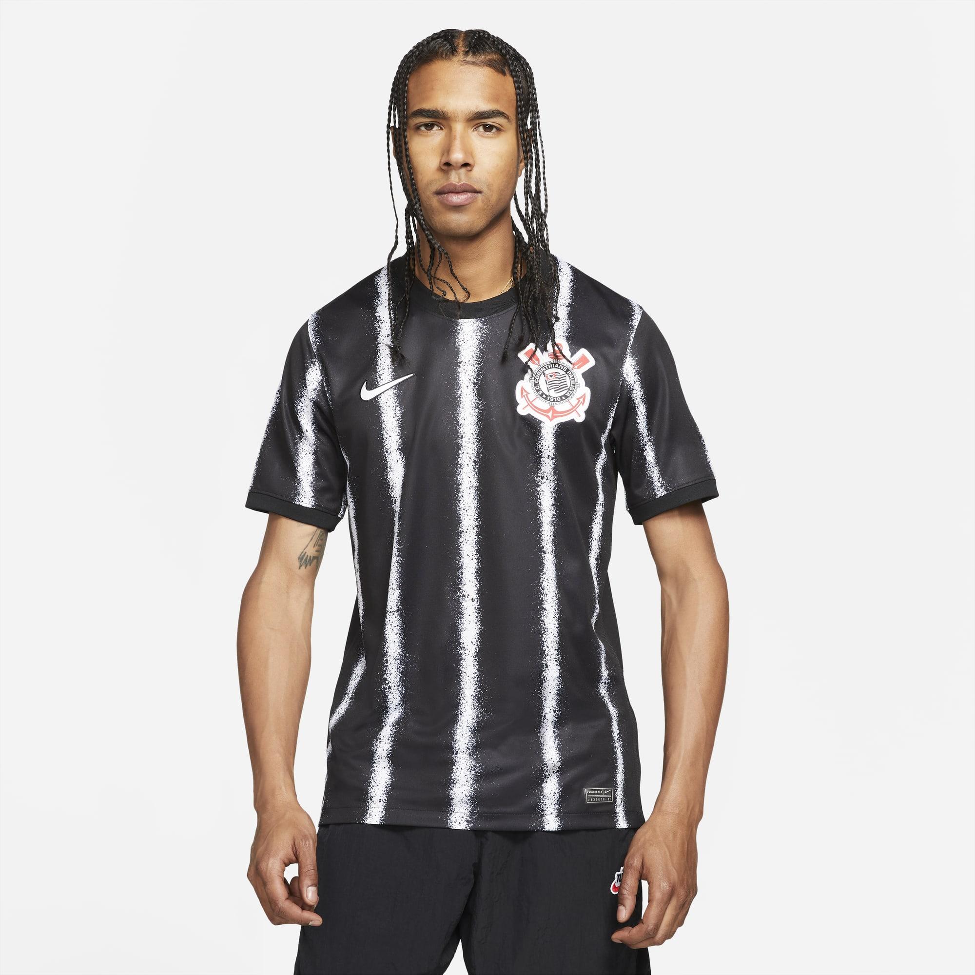 Nike S.c. Corinthians 2021/22 Stadium Away Soccer Jersey in Black for Men |  Lyst