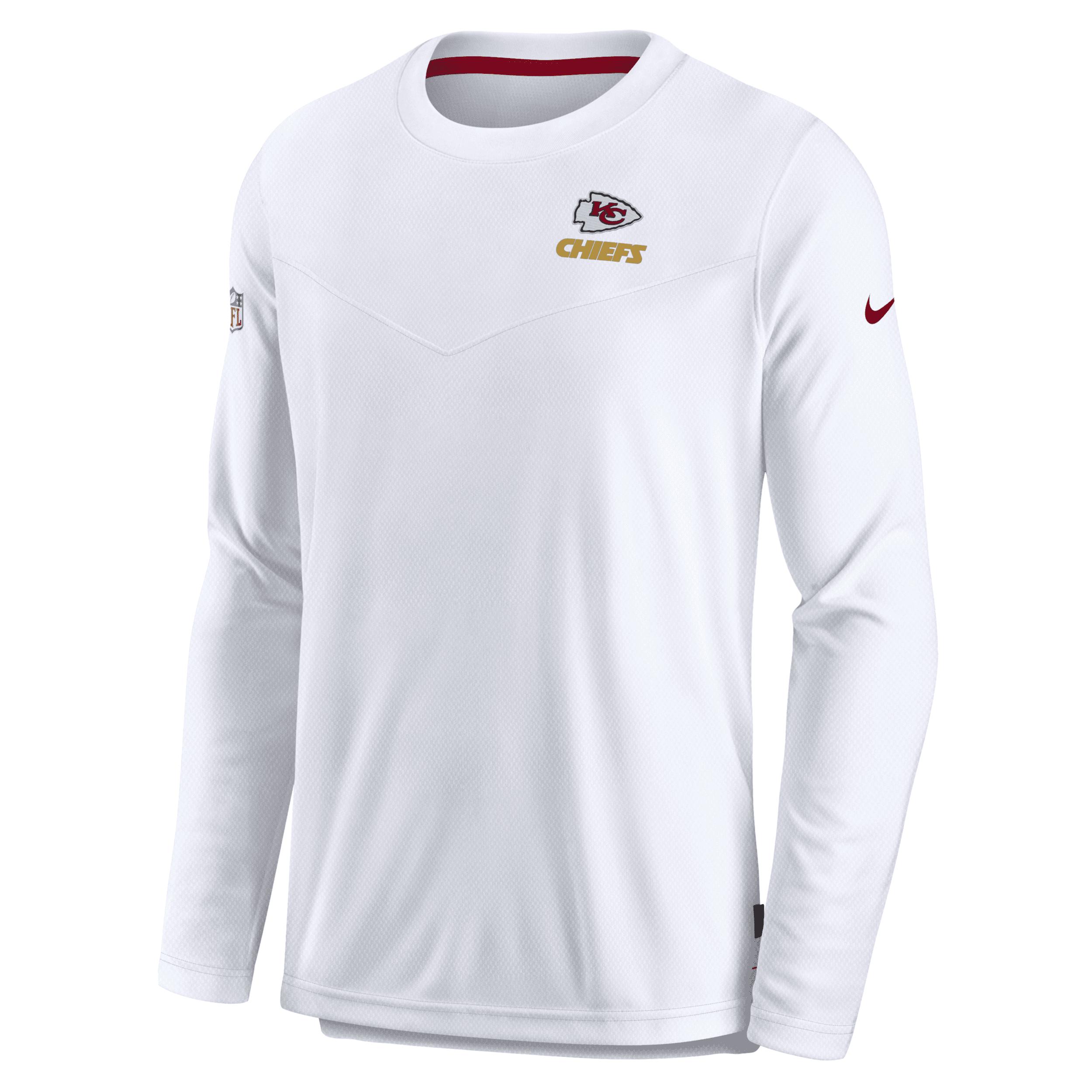 Nike Dri-fit Lockup (nfl Kansas City Chiefs) Long-sleeve Top in White for  Men