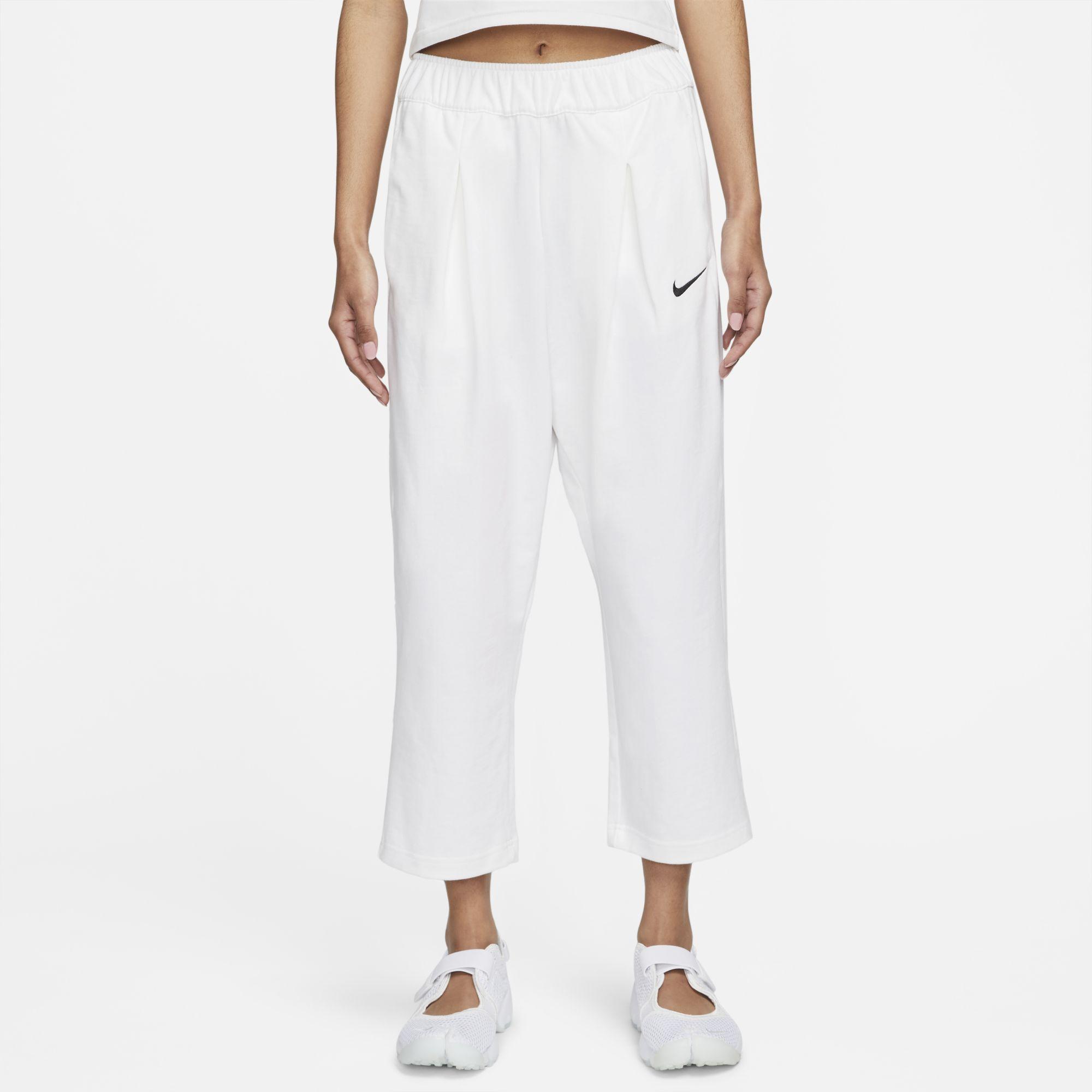 Nike Sportswear Jersey Capri Pants In White, Lyst