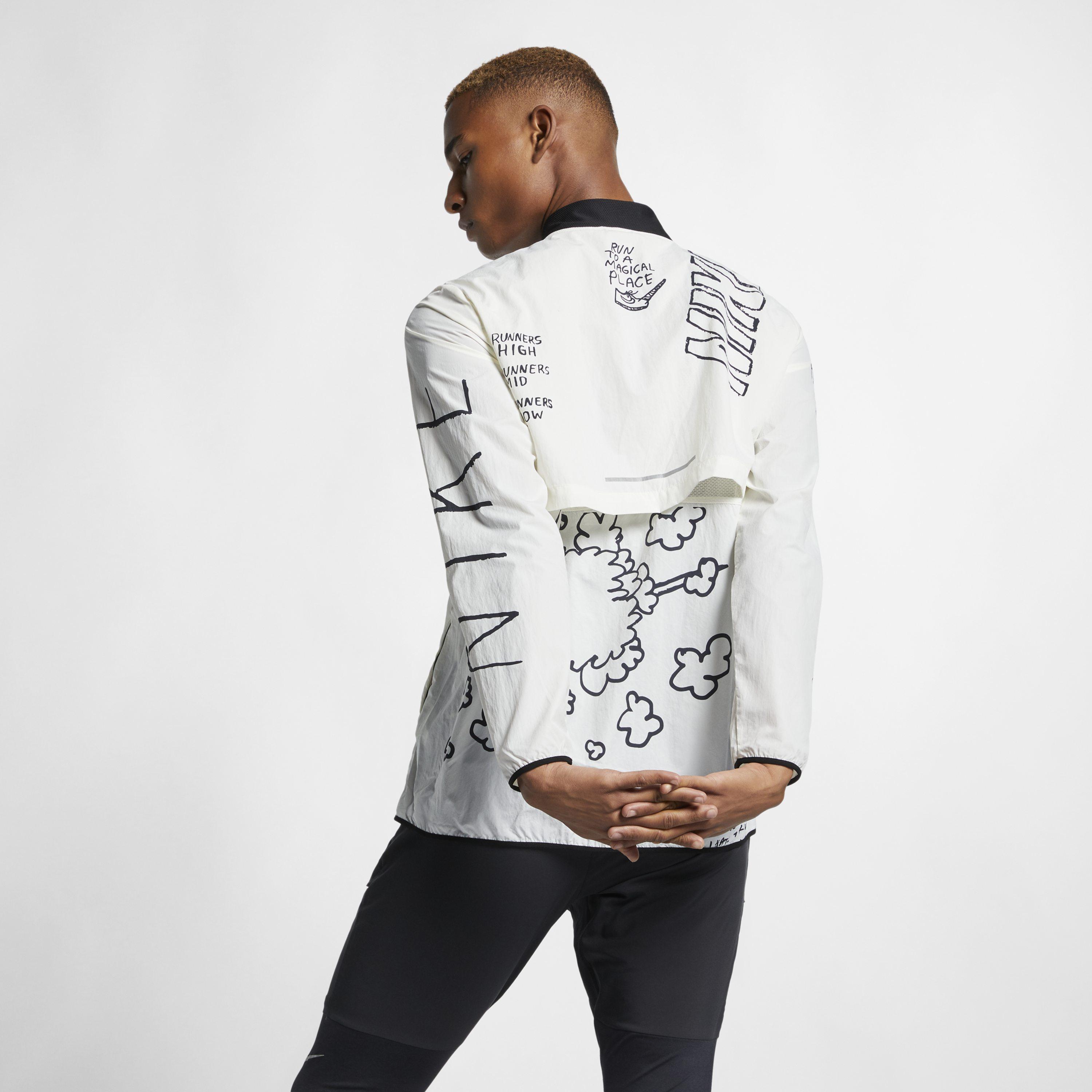 Nike Nathan Bell Printed Running Jacket for Men | Lyst UK