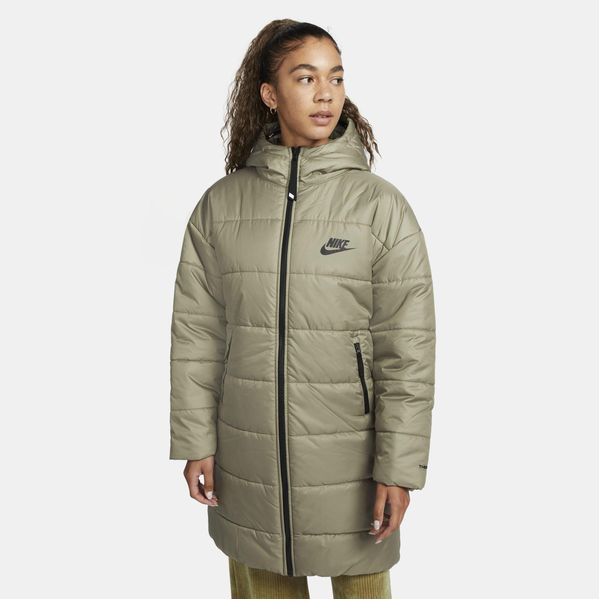 Nike Sportswear Therma-fit Repel Synthetic-fill Hooded Parka in Green | Lyst