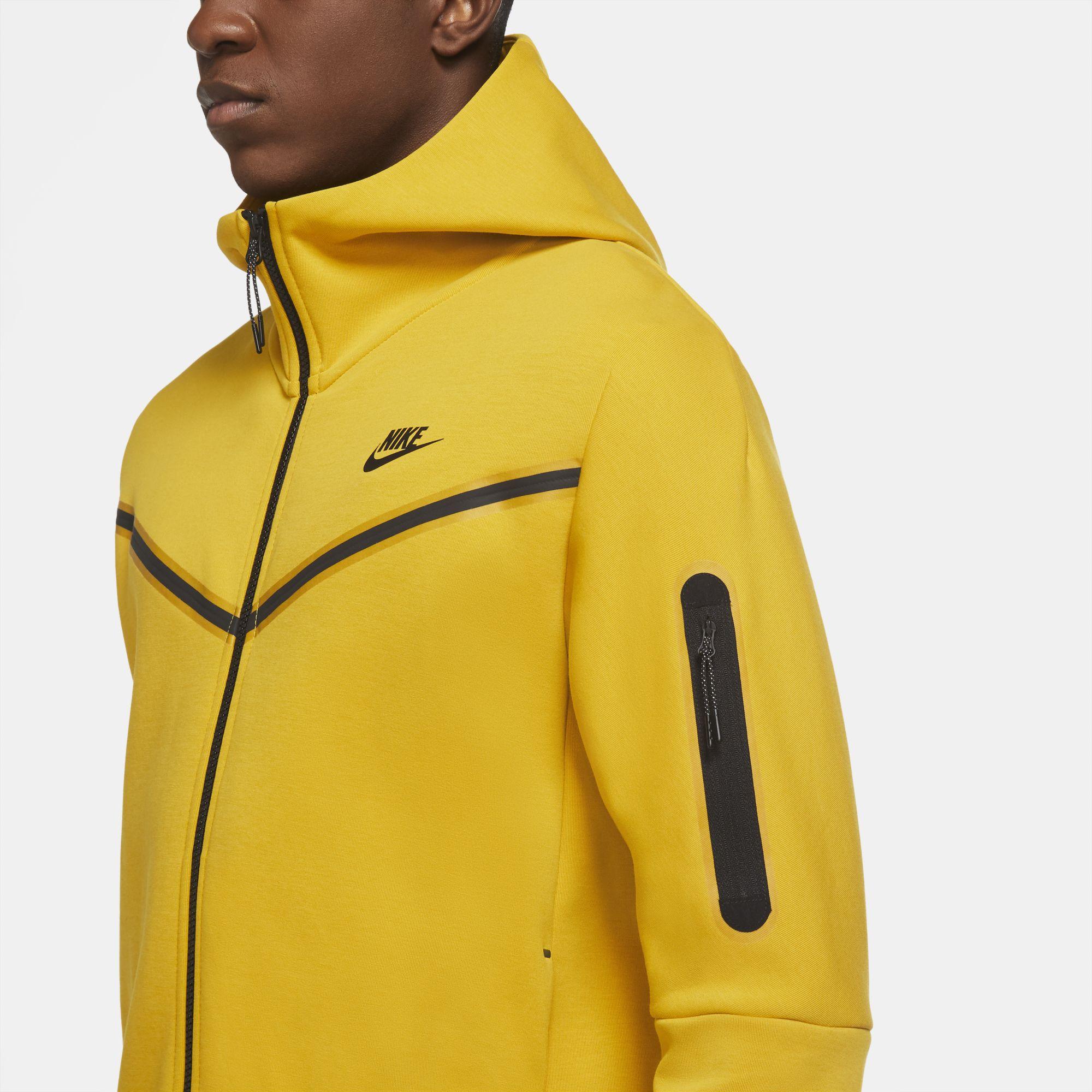 yellow tech fleece