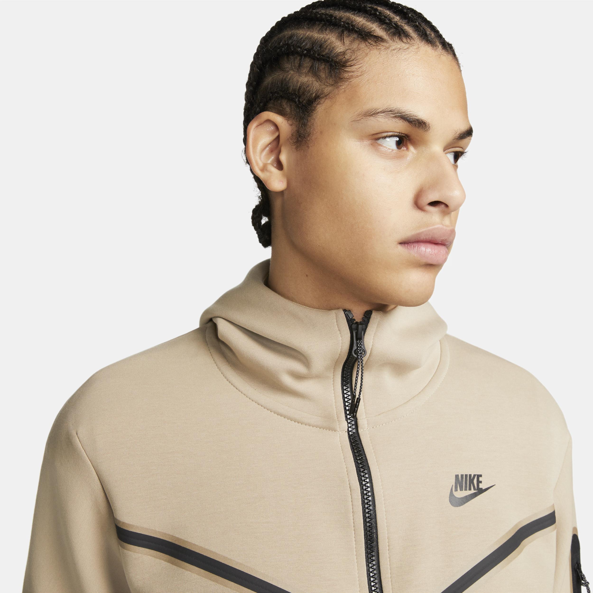 Nike Sportswear Tech Fleece Full-zip Hoodie In Brown, for Men | Lyst