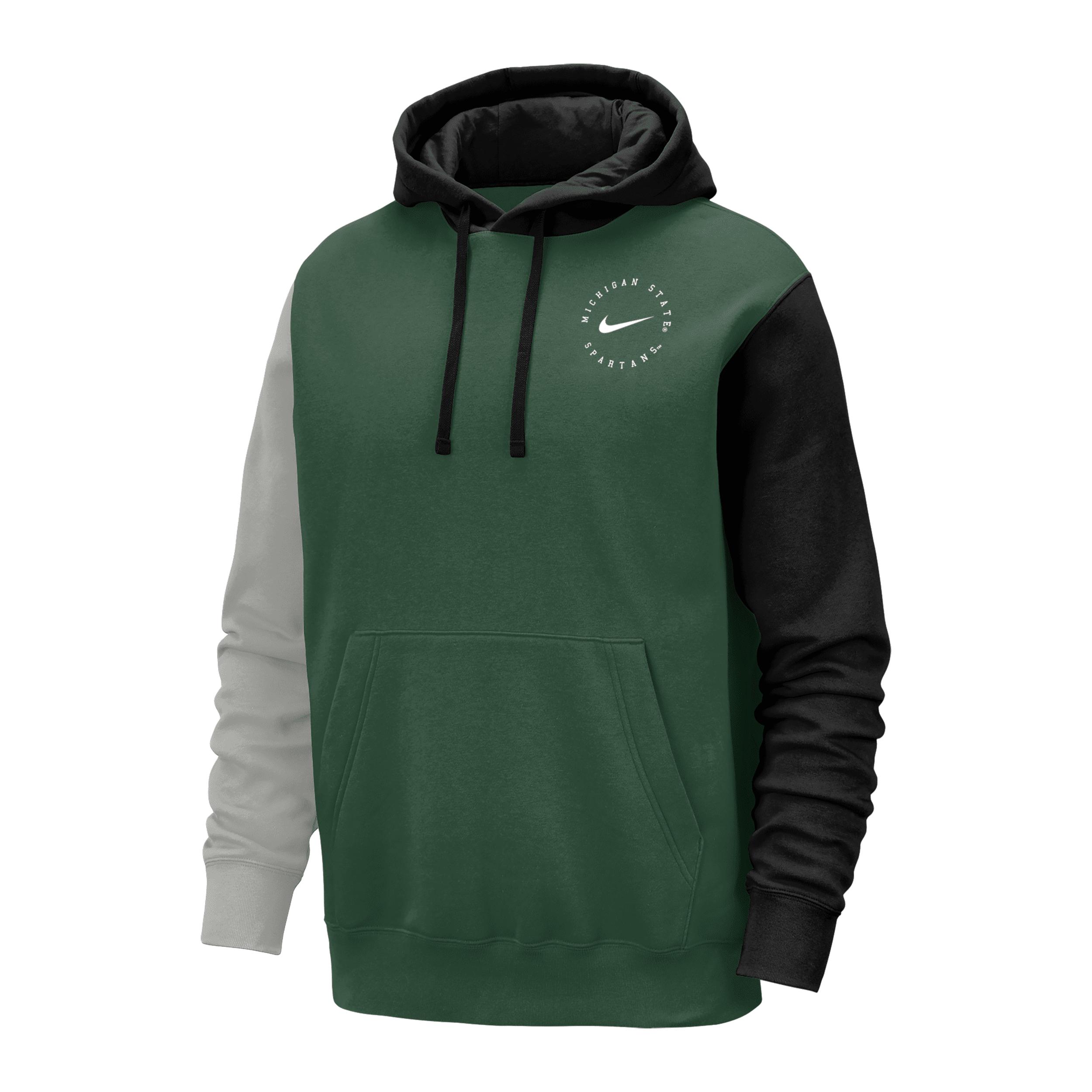 Nike college club fleece michigan state sales