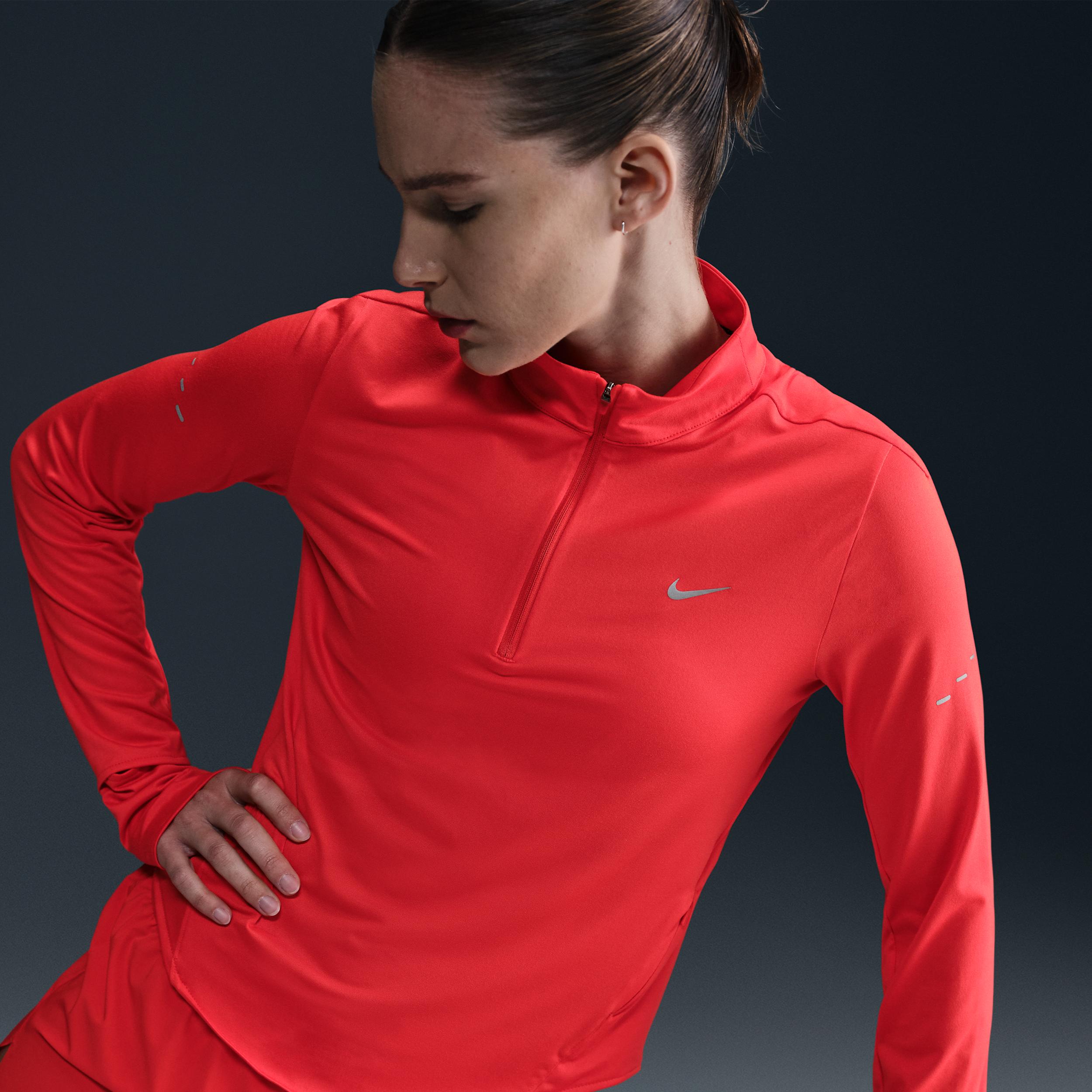 Red nike running top deals