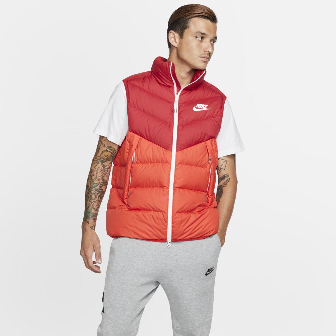 nike men's sportswear windrunner down vest