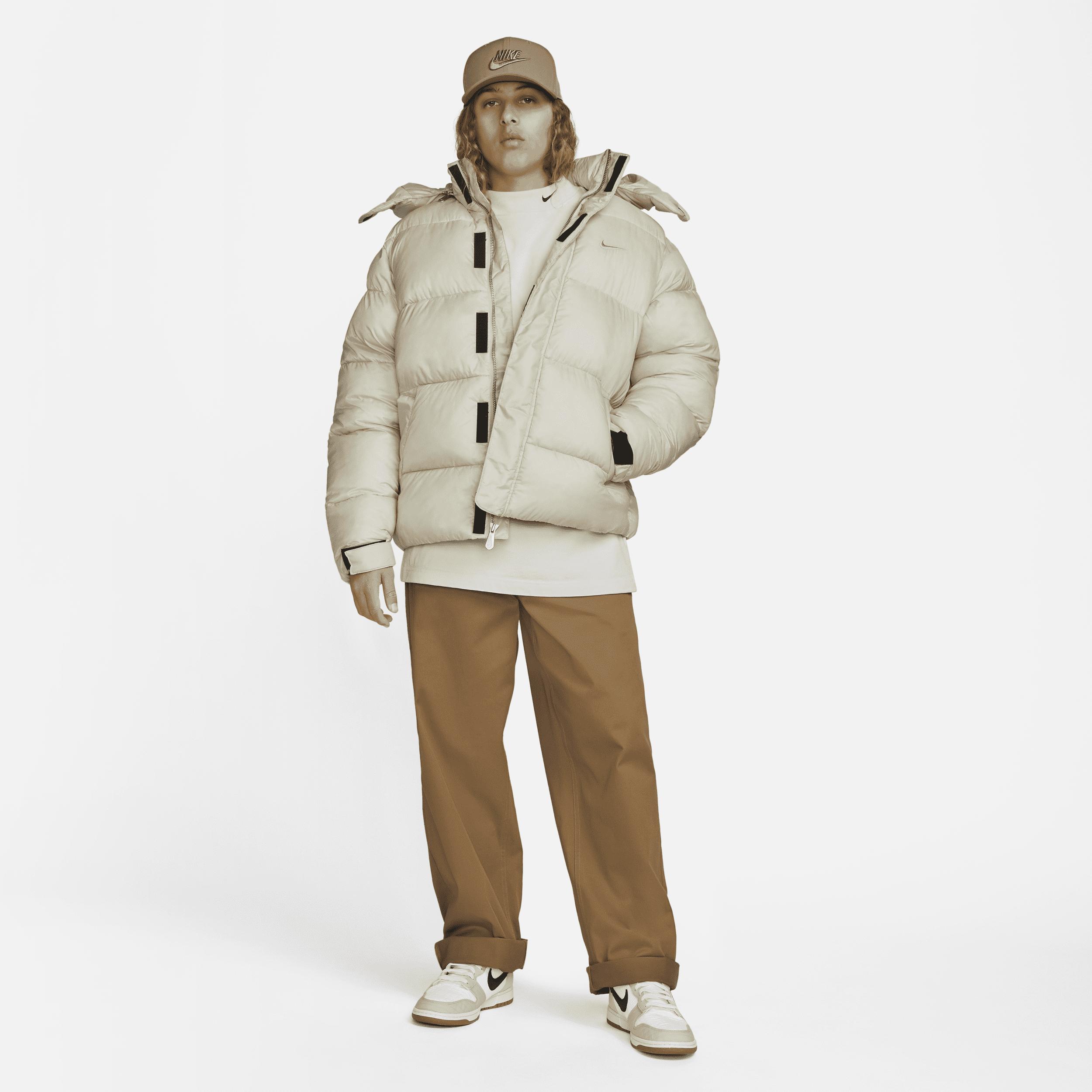 Nike Life Therma-fit Puffer Jacket in Natural for Men | Lyst