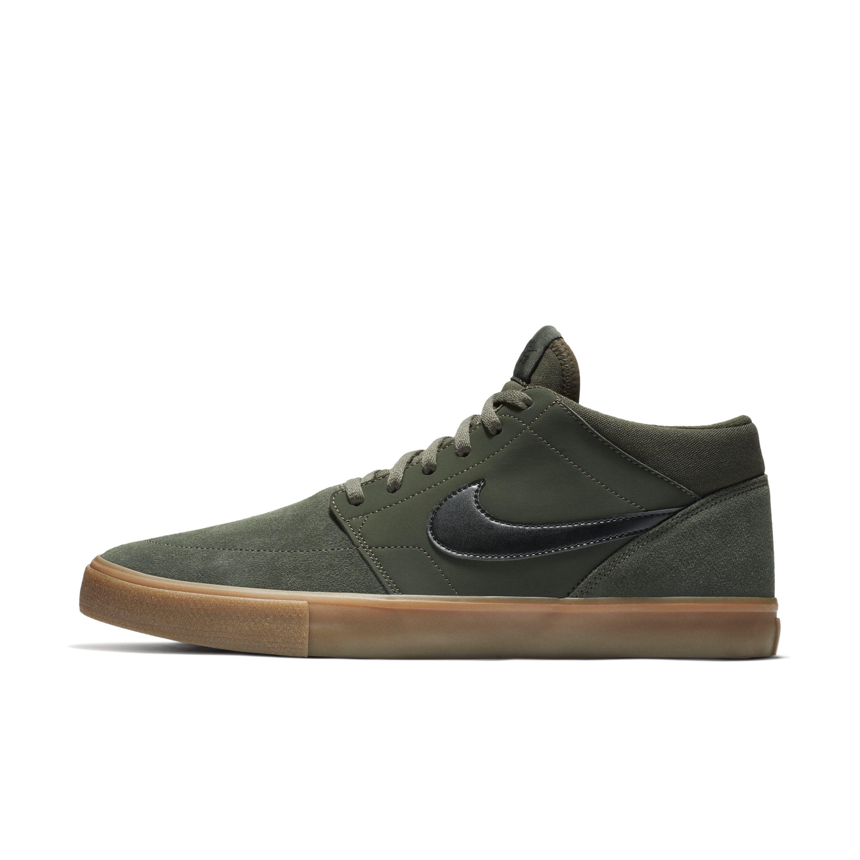 Nike Sb Solarsoft Portmore Ii Mid Skateboarding Shoe in Olive (Green) for  Men | Lyst UK