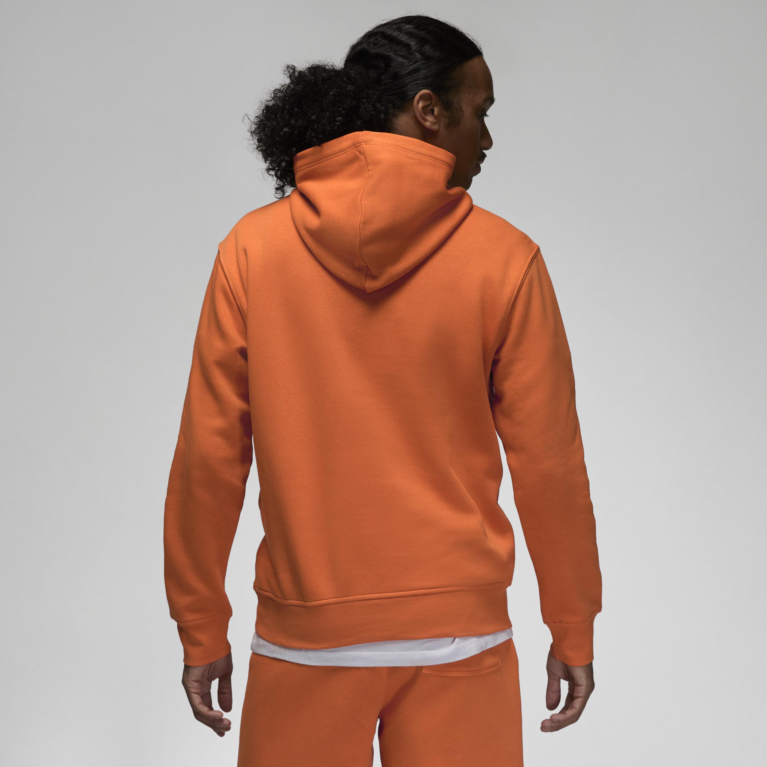 Nike Jordan Brooklyn Fleece Pullover Hoodie in Orange for Men | Lyst UK