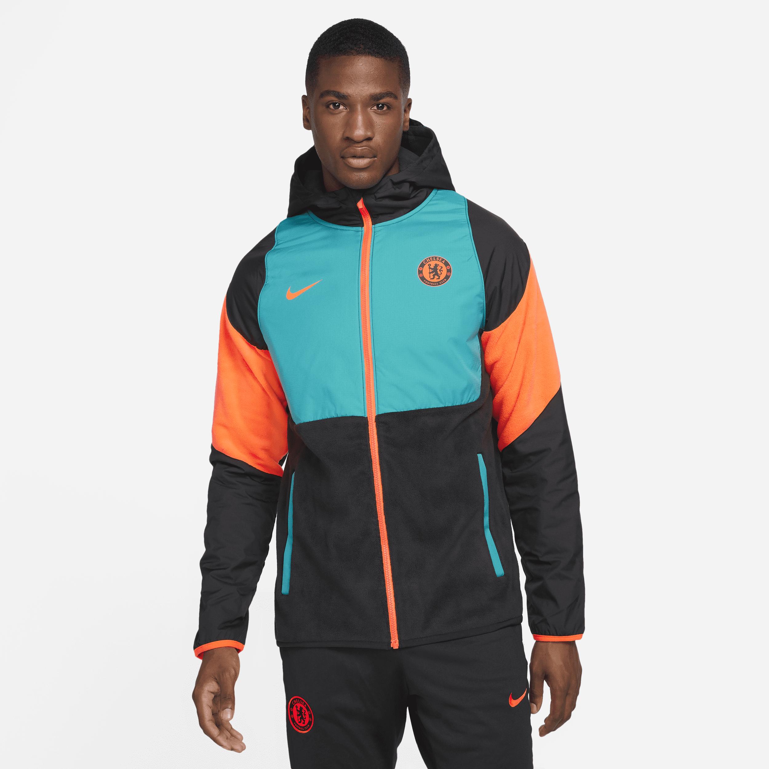 Nike Chelsea Fc Awf Woven Soccer Jacket in Blue for Men | Lyst