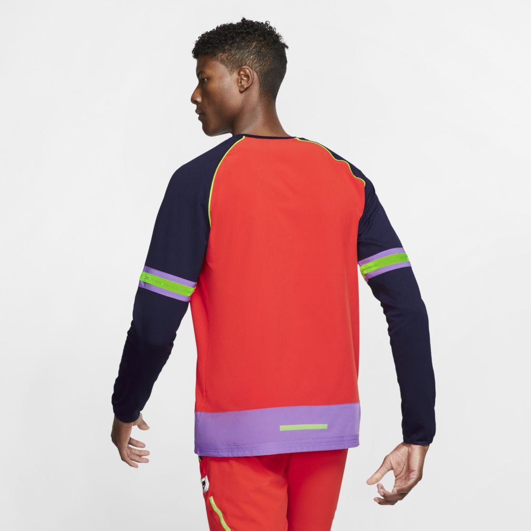 nike wild run long sleeve running top