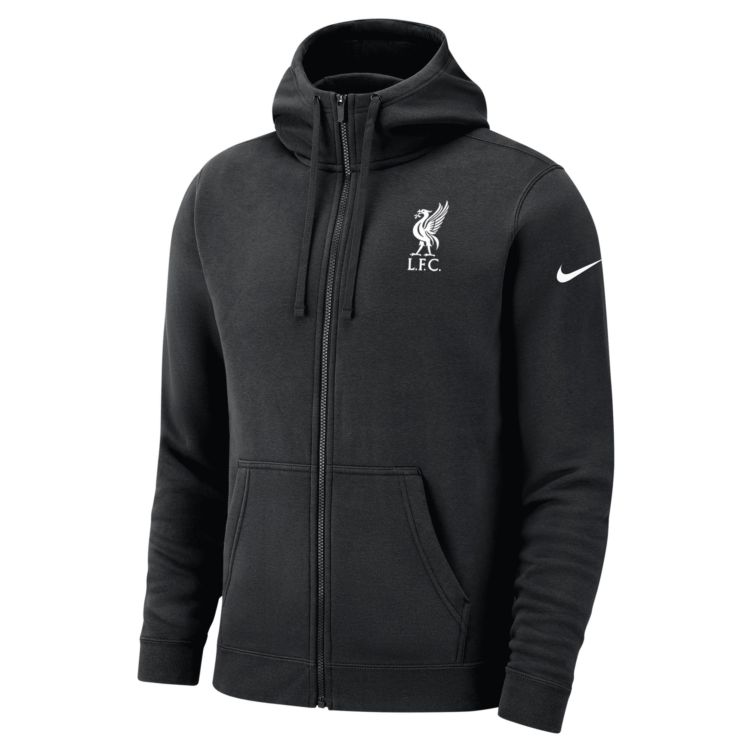 Nike Liverpool Club Fleece Full-zip Hoodie In Black, for Men | Lyst