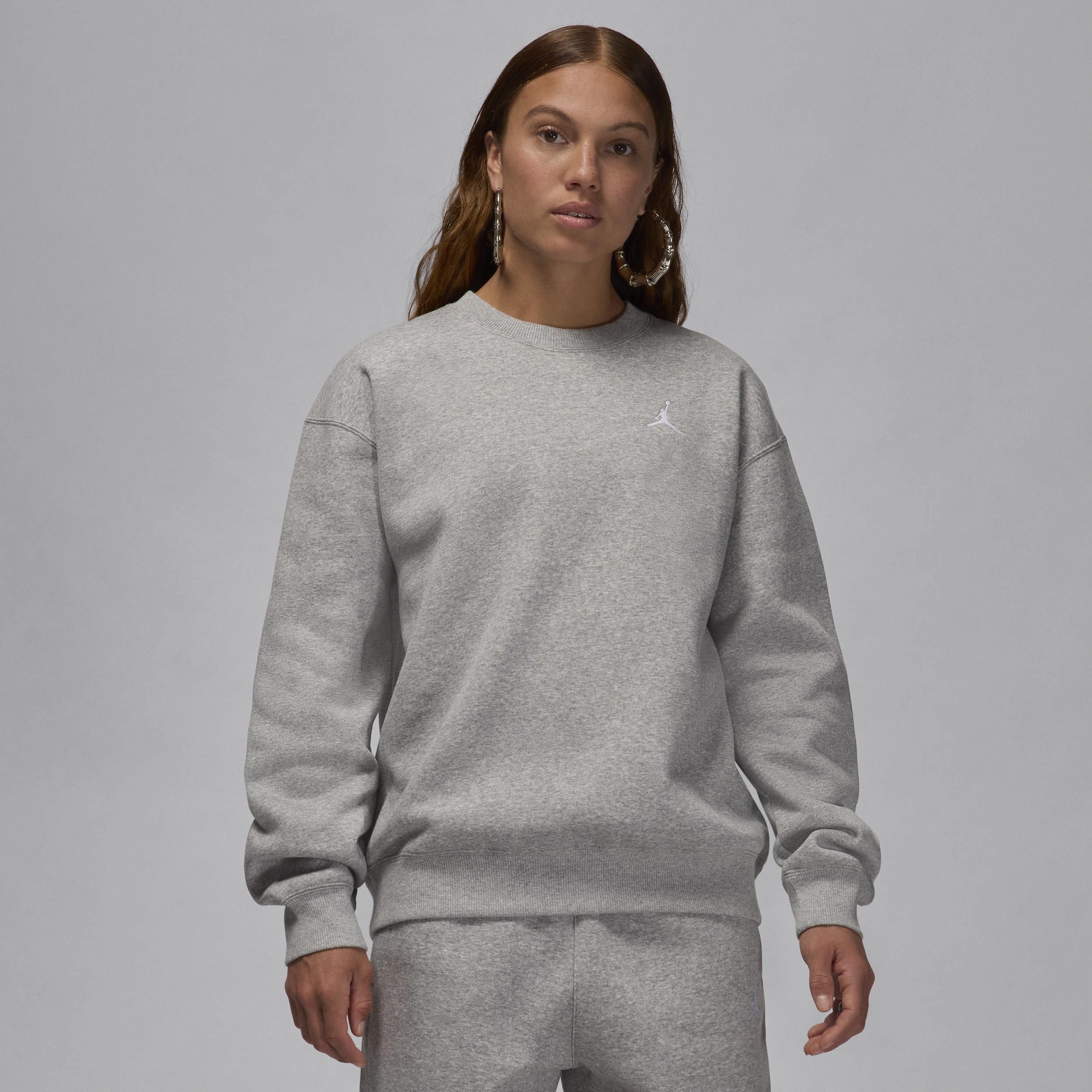 Nike Nike Brooklyn Fleece Crew Neck Sweatshirt in Grey Lyst UK
