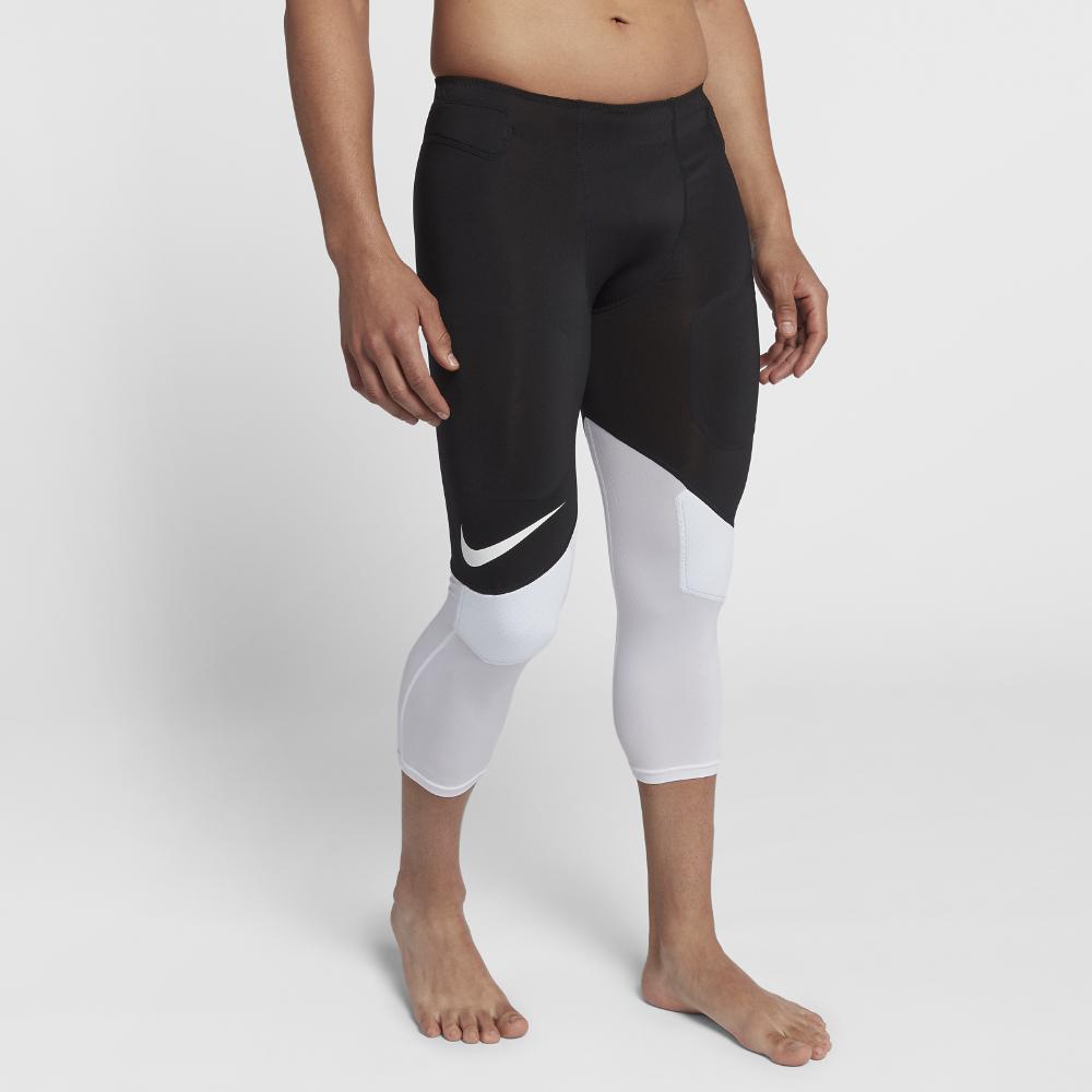 Nike Synthetic Vapor Speed Men's 3/4 Football Tights in Black/White/White  (Black) for Men | Lyst