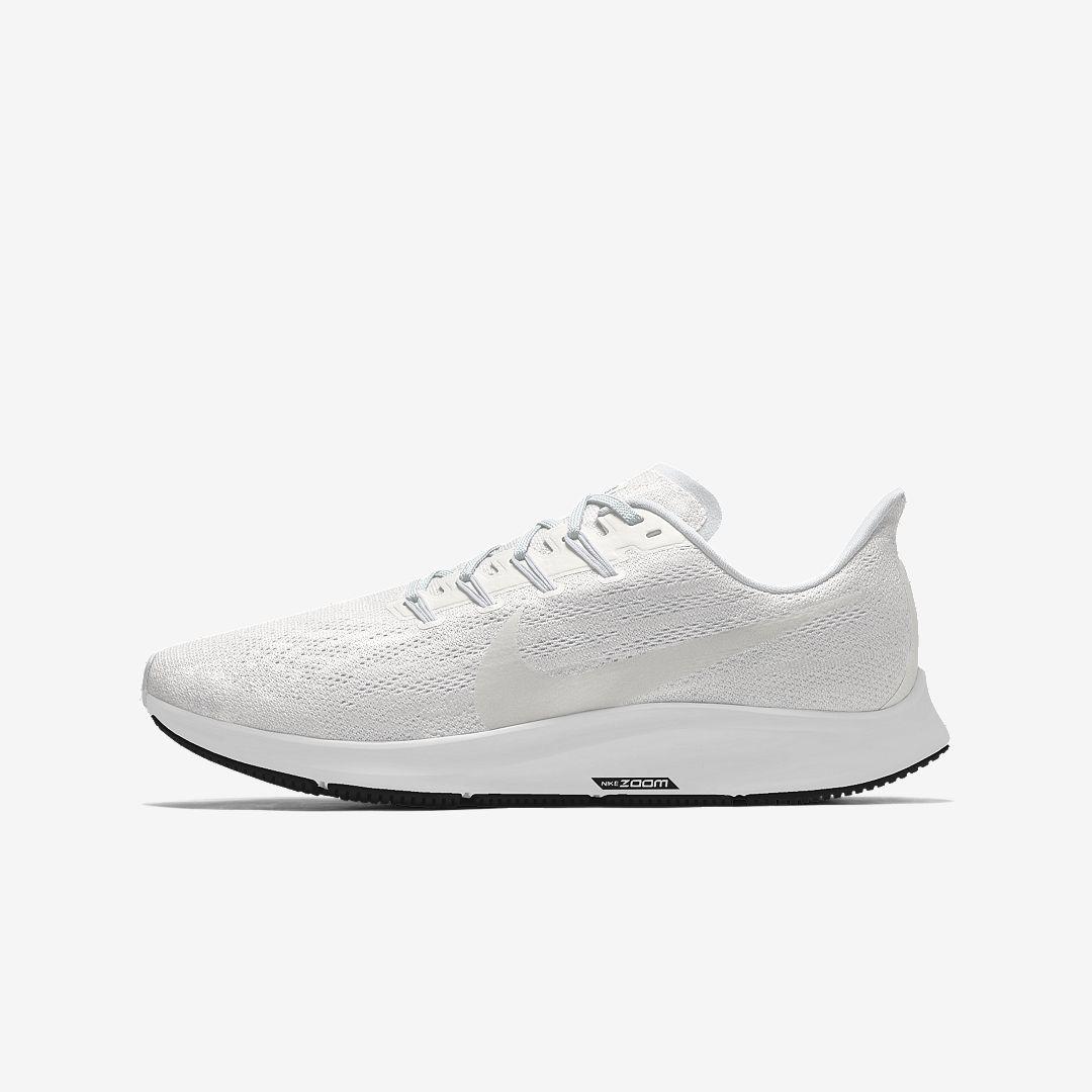 Nike Air Zoom Pegasus 36 By You Custom Running Shoe in White for Men | Lyst